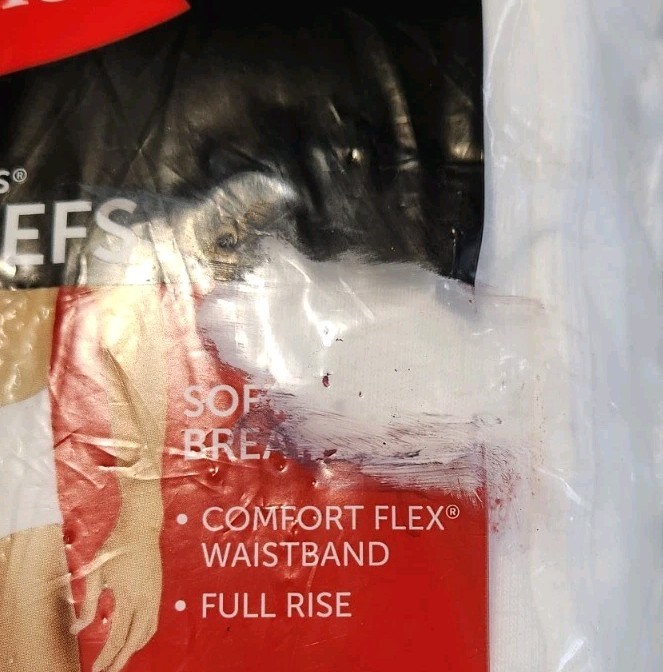 Hanes Briefs 6-Pack Men’s Tagless Underwear White ComfortSoft Waistband 2XL