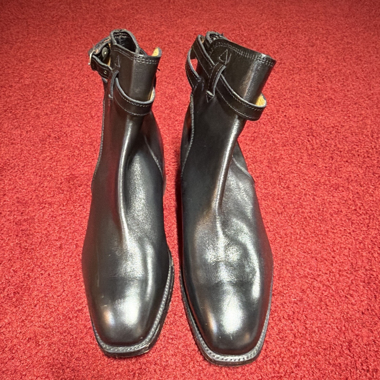R.M. Williams NEW Vintage US 10 / AU 9G Black Leather Stockman Buckle Boots