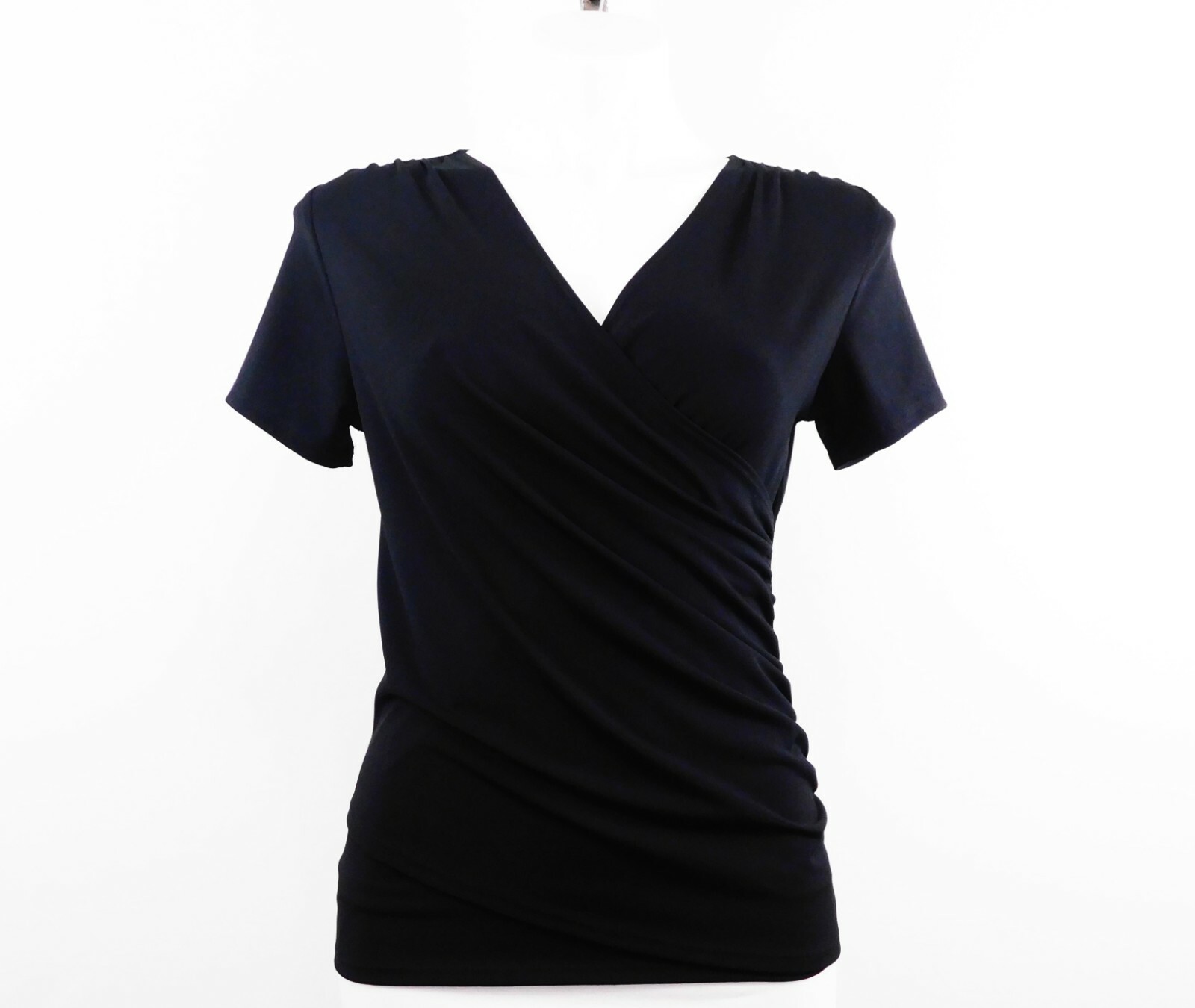 Scott Taylor Women Shirt, Size S, Black, 92% Nylon, 8% Spandex