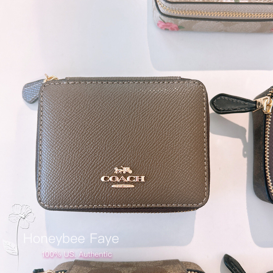 NWT Coach Weekly Pill Box In Signature Canvas CR921/C3349/C4579