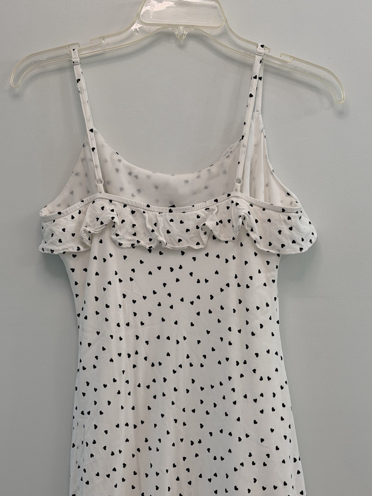 American Eagle Outfitter Maxi Women’s Dress White/Black Polka Dot Size Small