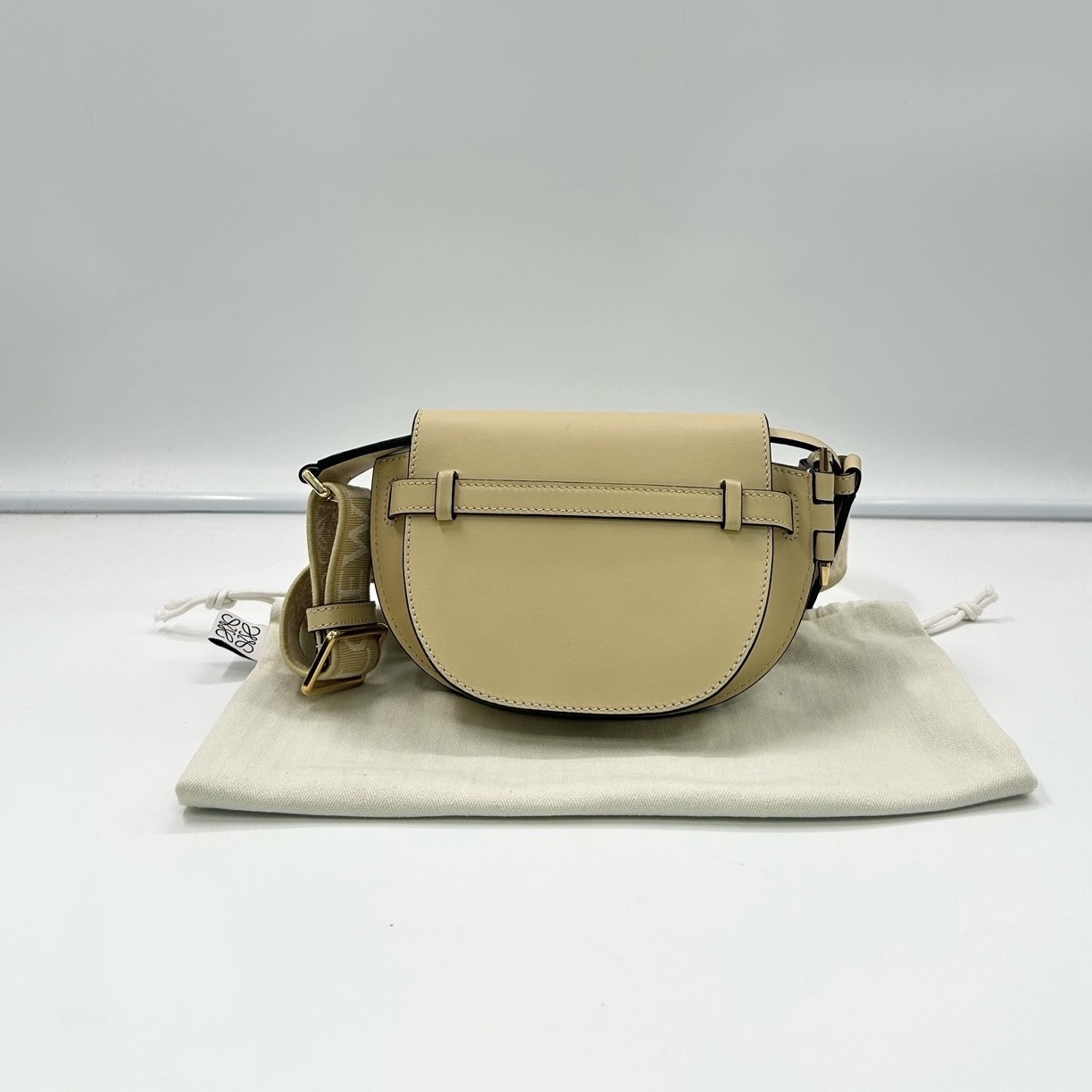 Loewe Pre-Owned Authentic Saddle Bag Yellow Free Tracked Shipping