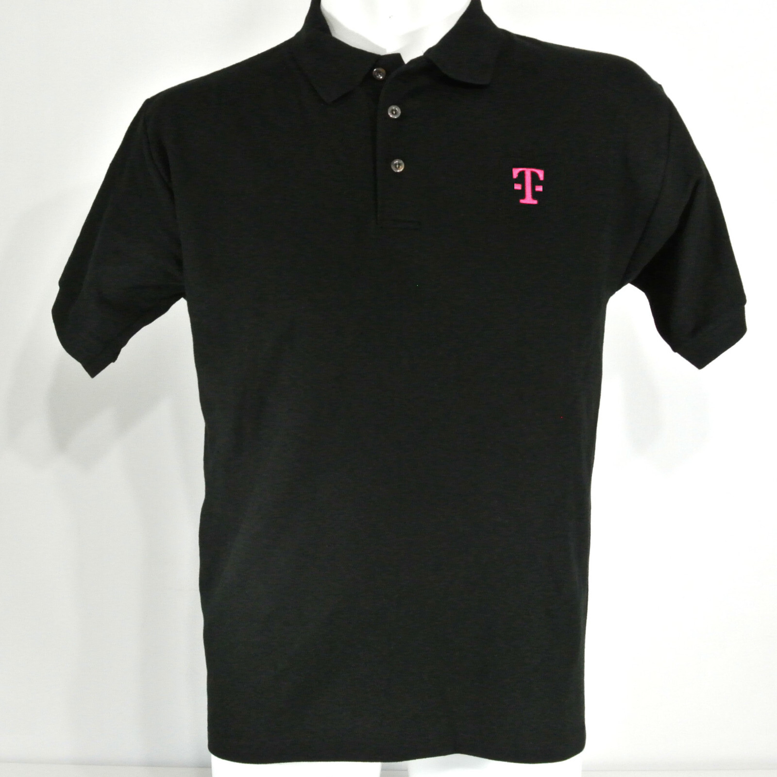 T-MOBILE Communications Tech Employee Uniform Polo Shirt Black Size M Medium NEW