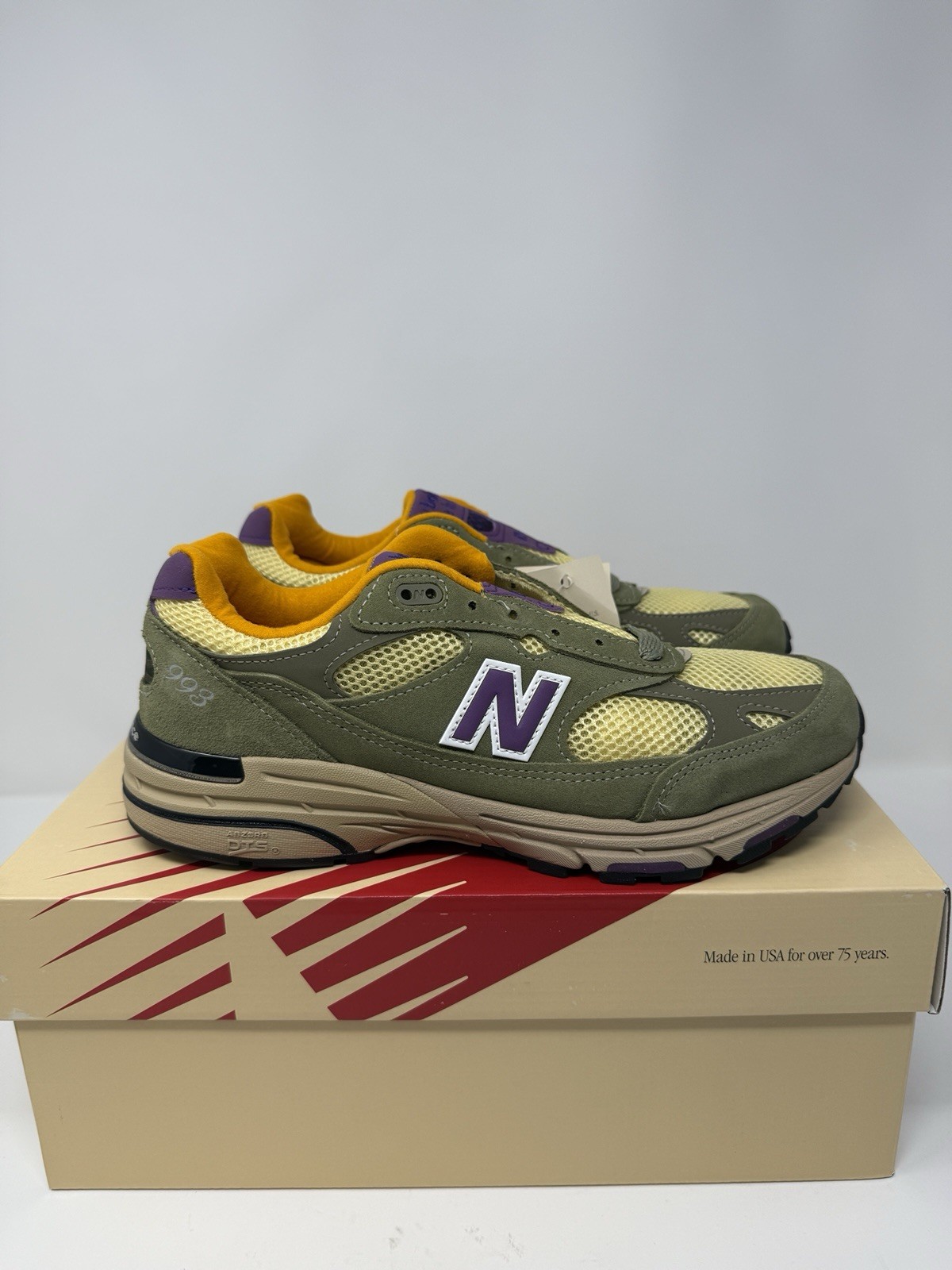 New Balance Teddy Santis x 993 Made in USA Olive Leaf Maize U993OL Men’s Sizes