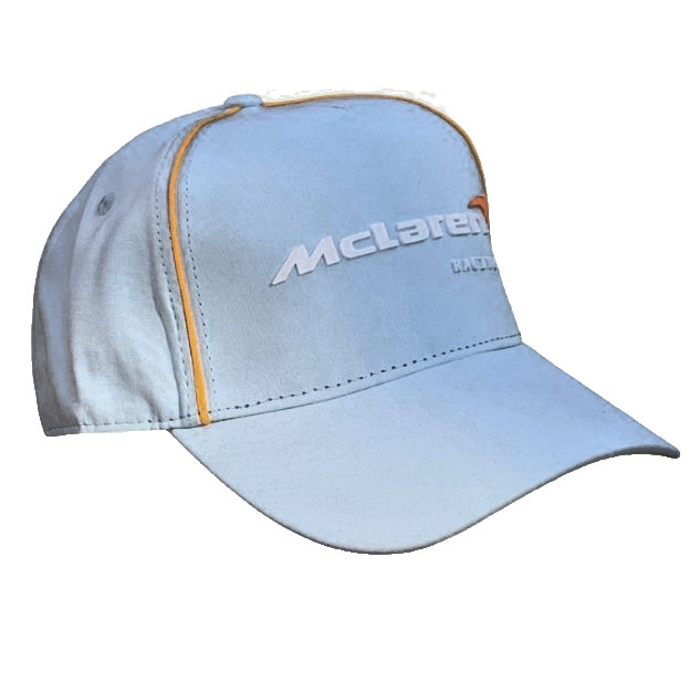 McLaren F1 Racing Team 2026 Sky Blue Drivers/Baseball Cap. Factory 2nd.