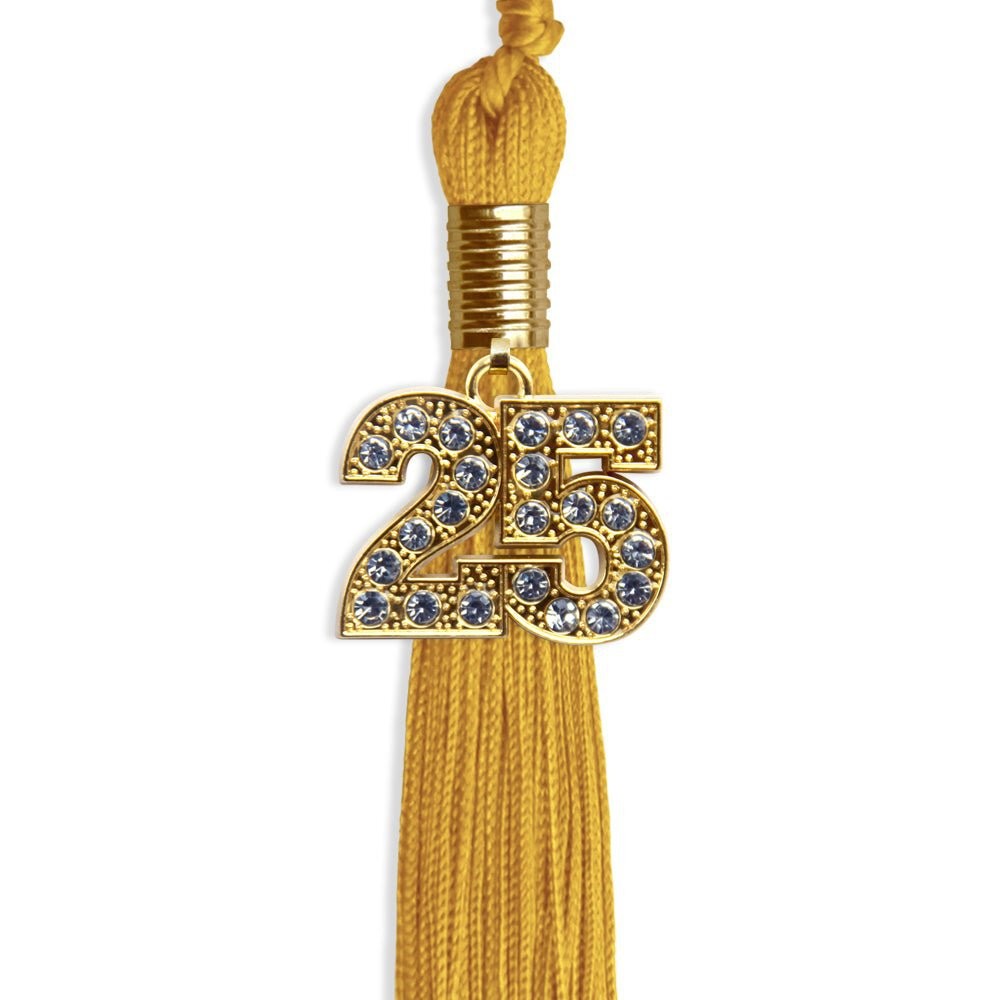 Endea Graduation Gold Tassel With Gold Date Drop