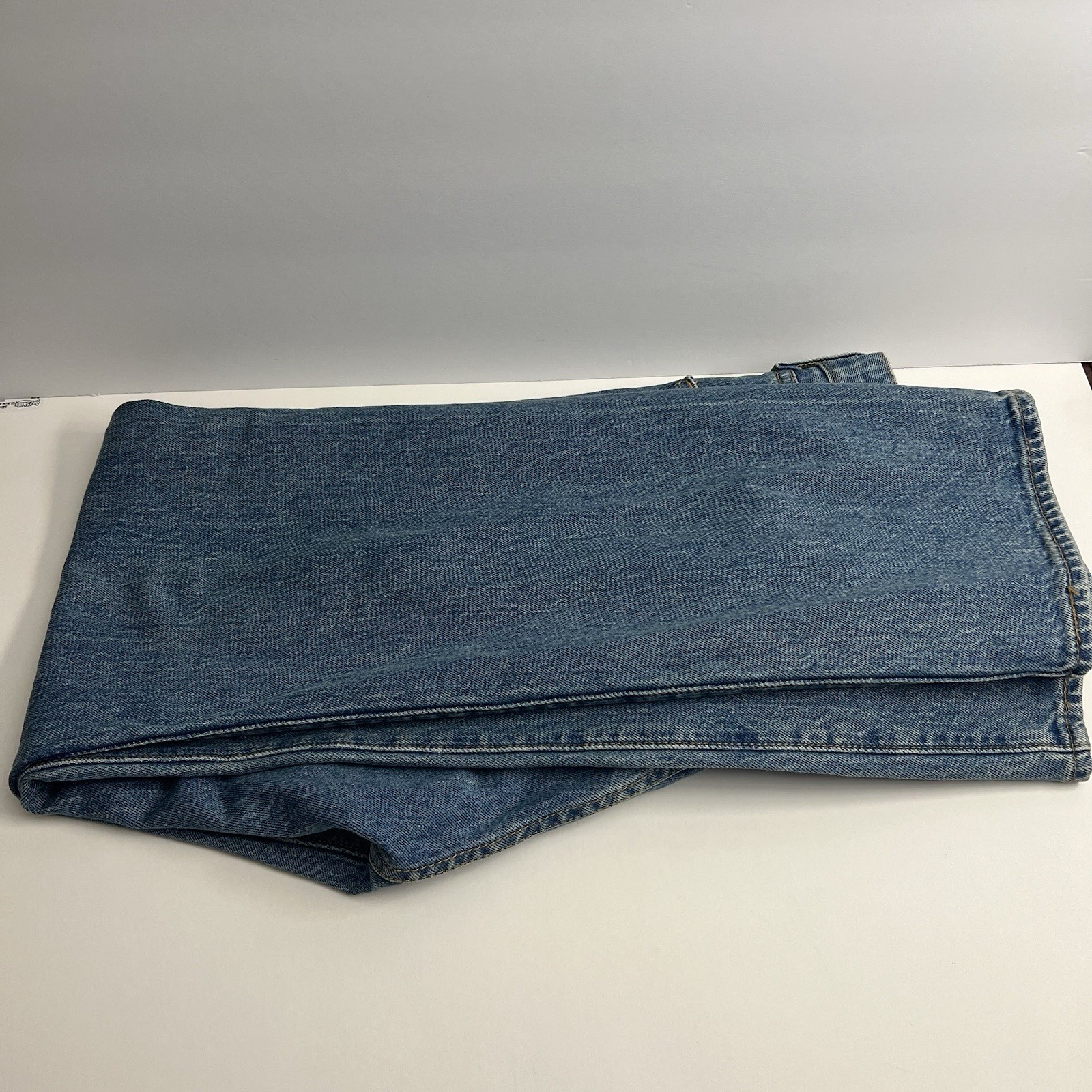 Levis 501 32×29 Mens Straight Jeans Regular Fit Light Wash Blue Denim Button Fly