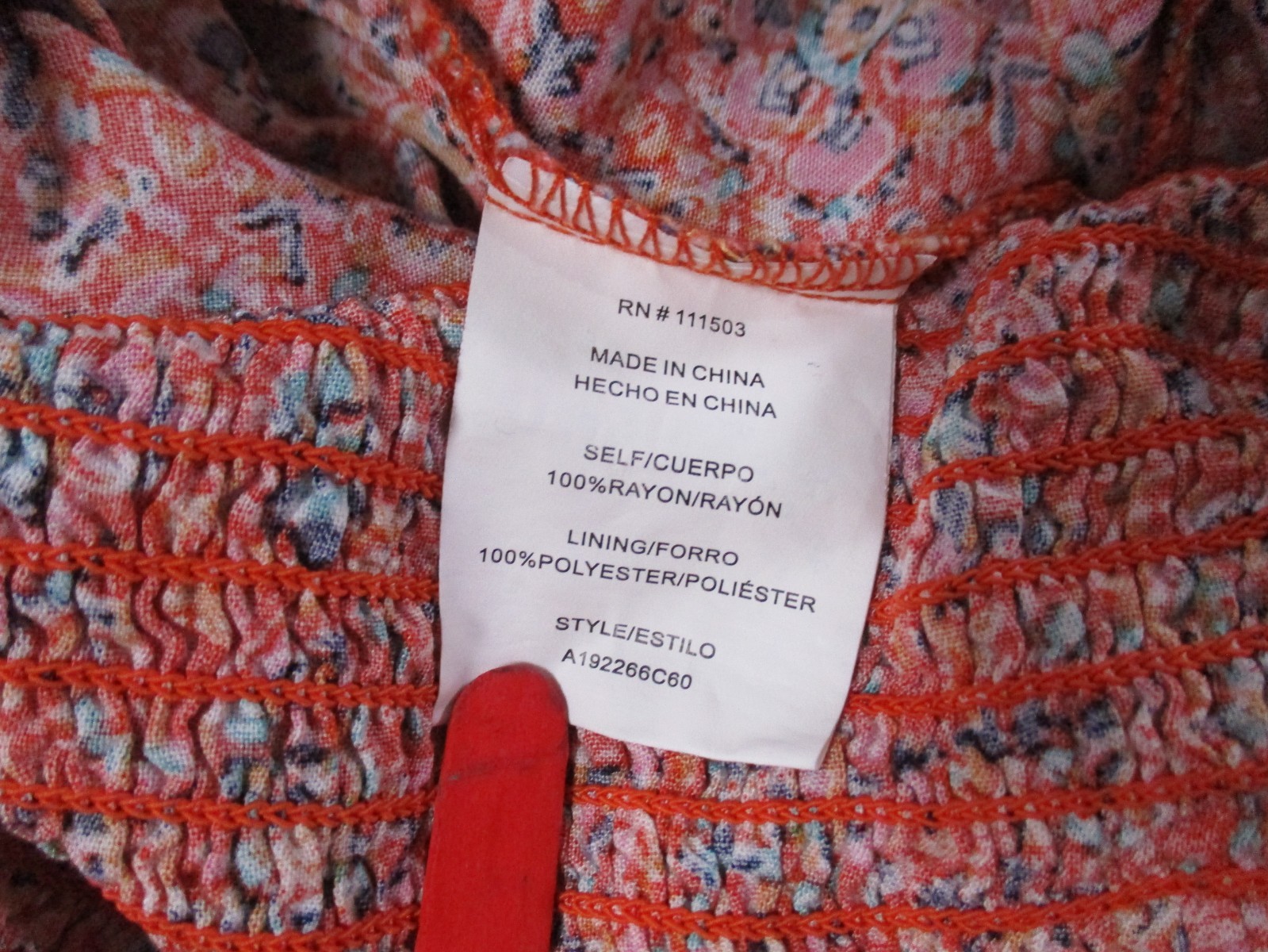 A.U.W. Small Womens Jumpsuit Wide Leg Red Floral Rayon Lined