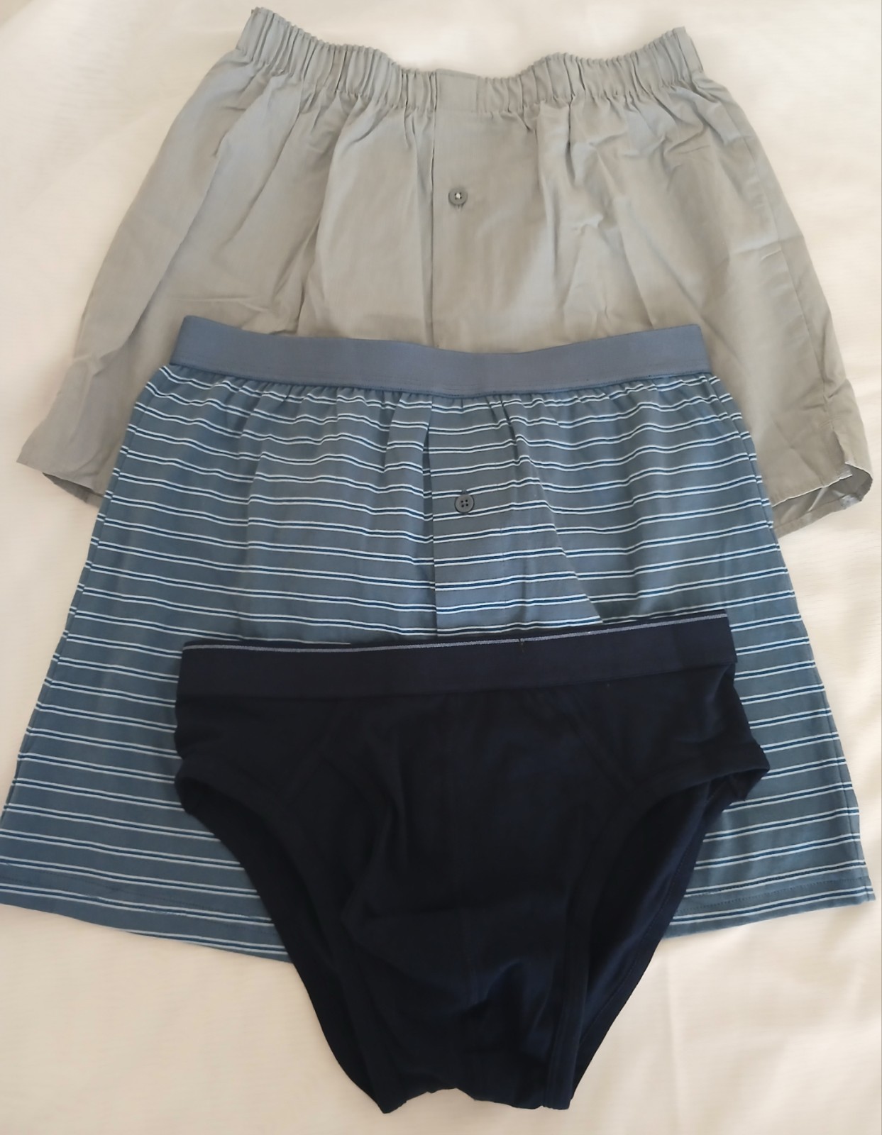 2 Pairs M&S Cool+Fresh Mens Boxers , 1 pair Briefs Size S Waist 30-32 inch