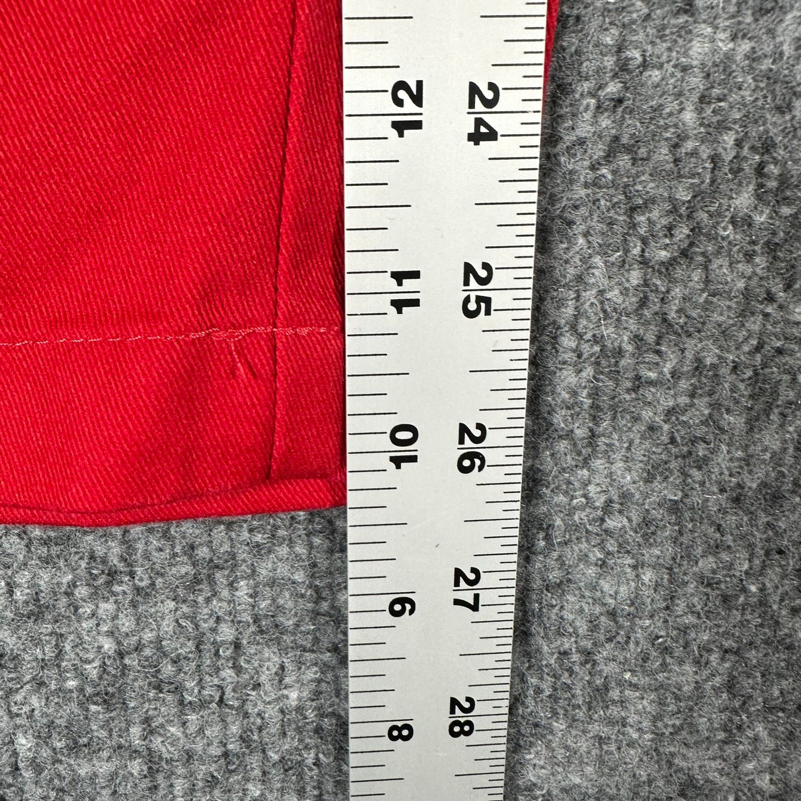Dickies Pants Mens Size 28×26 Red Straight Leg Flat Front Casual Workwear