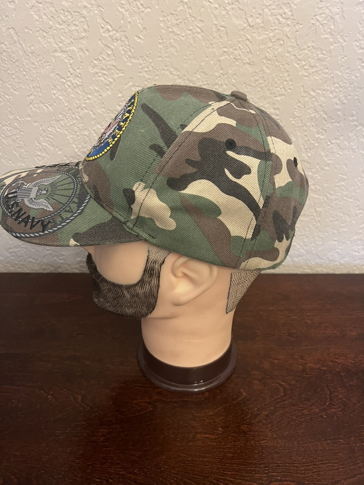 US Navy Armed Forces Camouflage Baseball Hat Cap USA Navy 3D Embroidered Adult