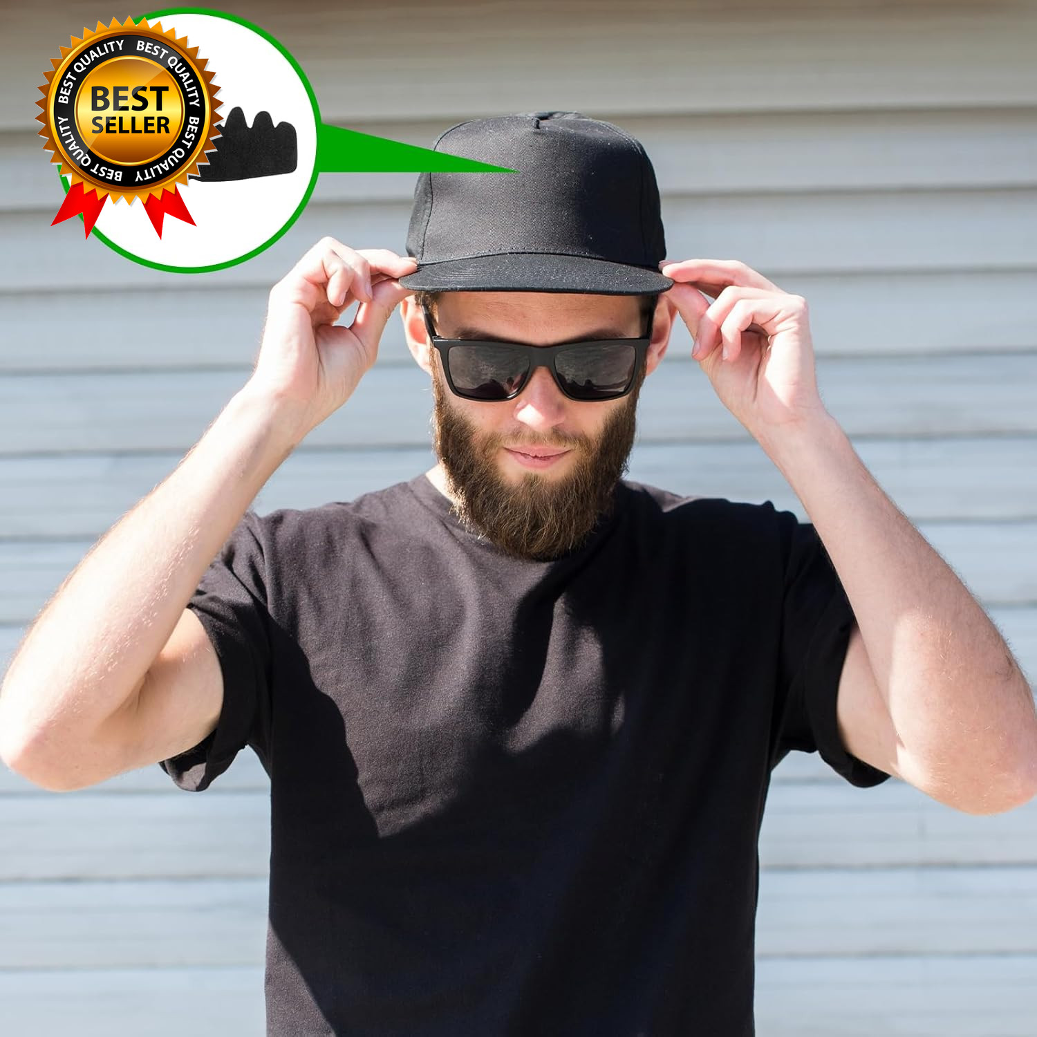 10 PCS Black Baseball Cap Inserts Flexible Washable Hat Shaper Inserts