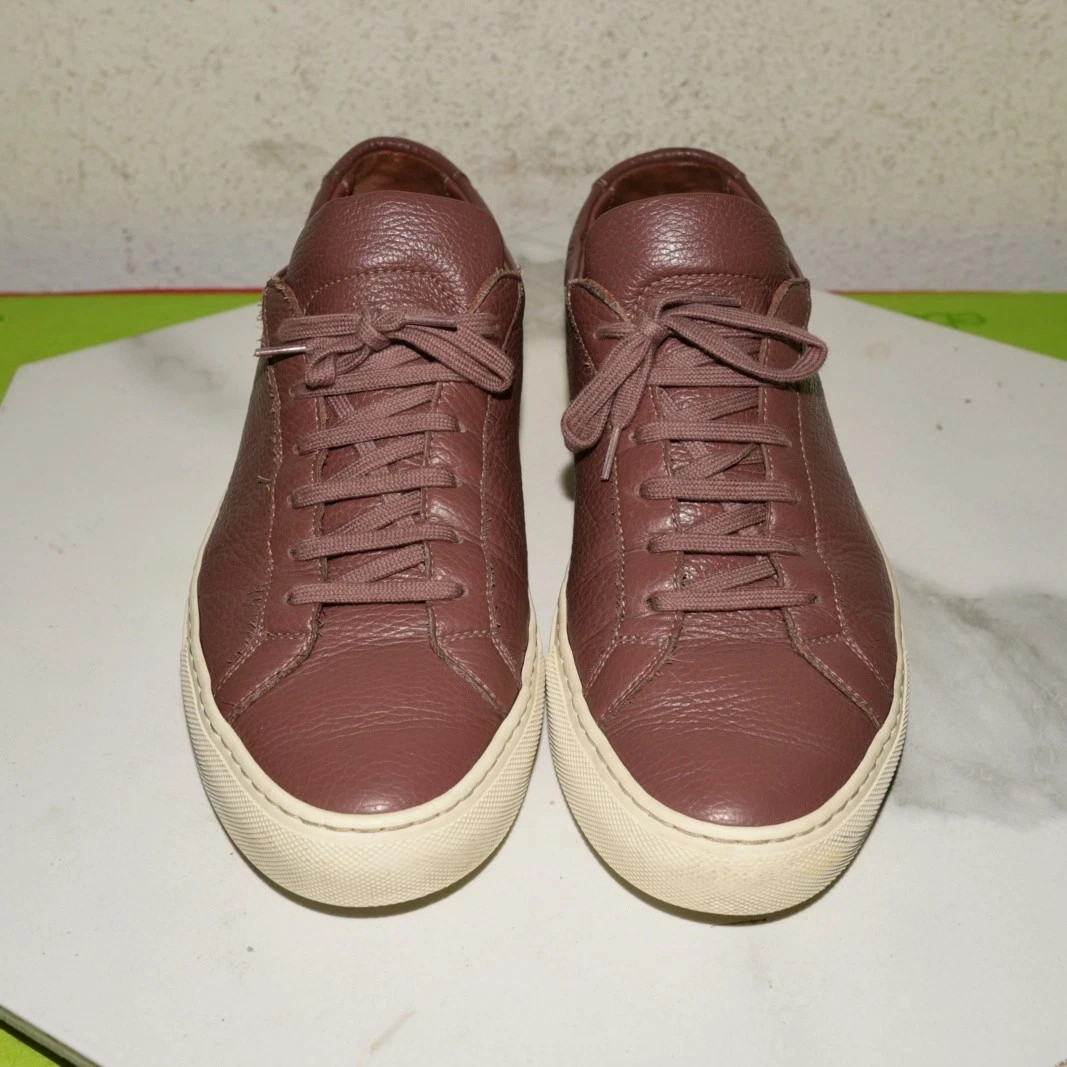 Common Projects Achilles Low Italy Leather Mauve Sneakers Men 42