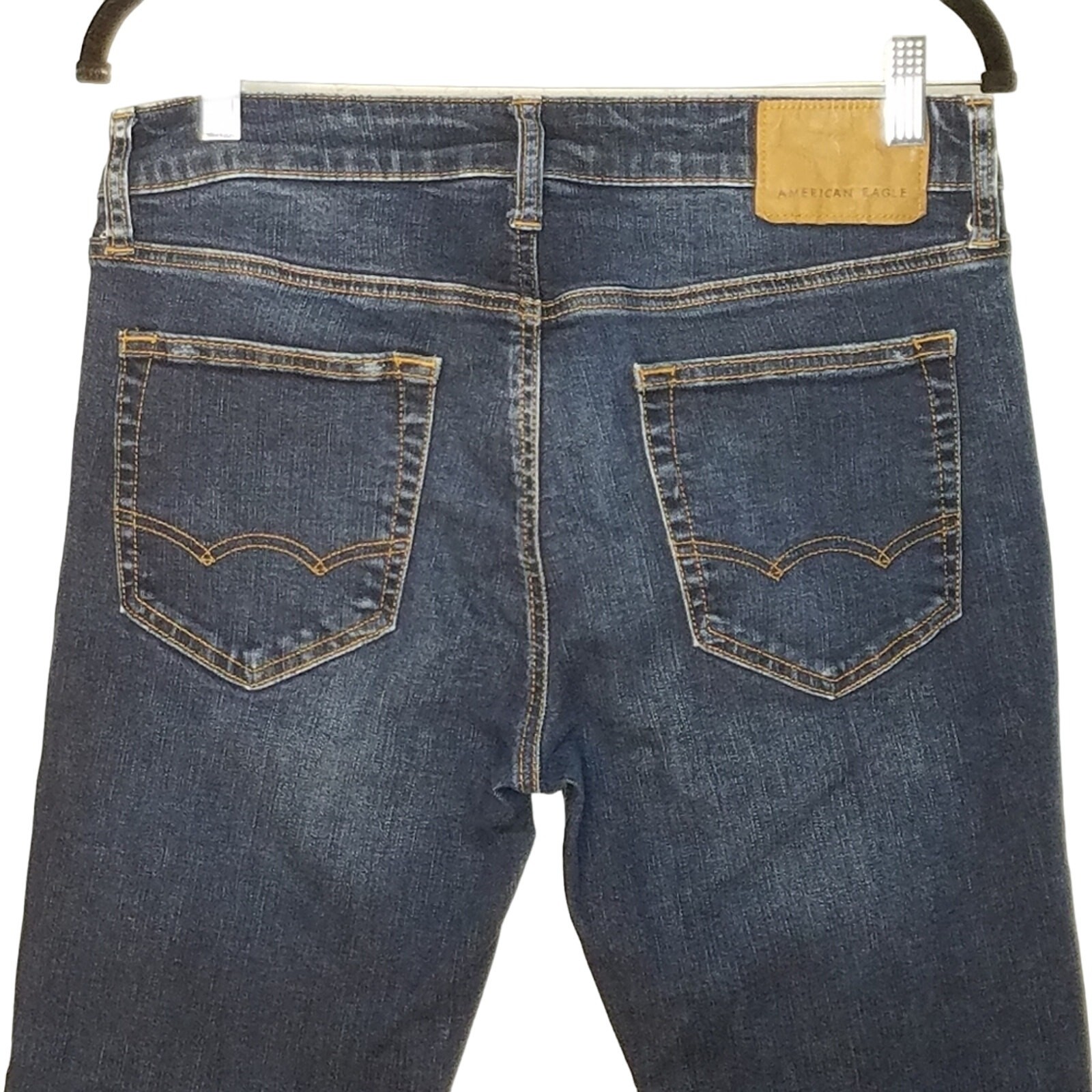 American Eagle Distressed Next Level Flex Skinny Dark Wash Men’s size 31×32