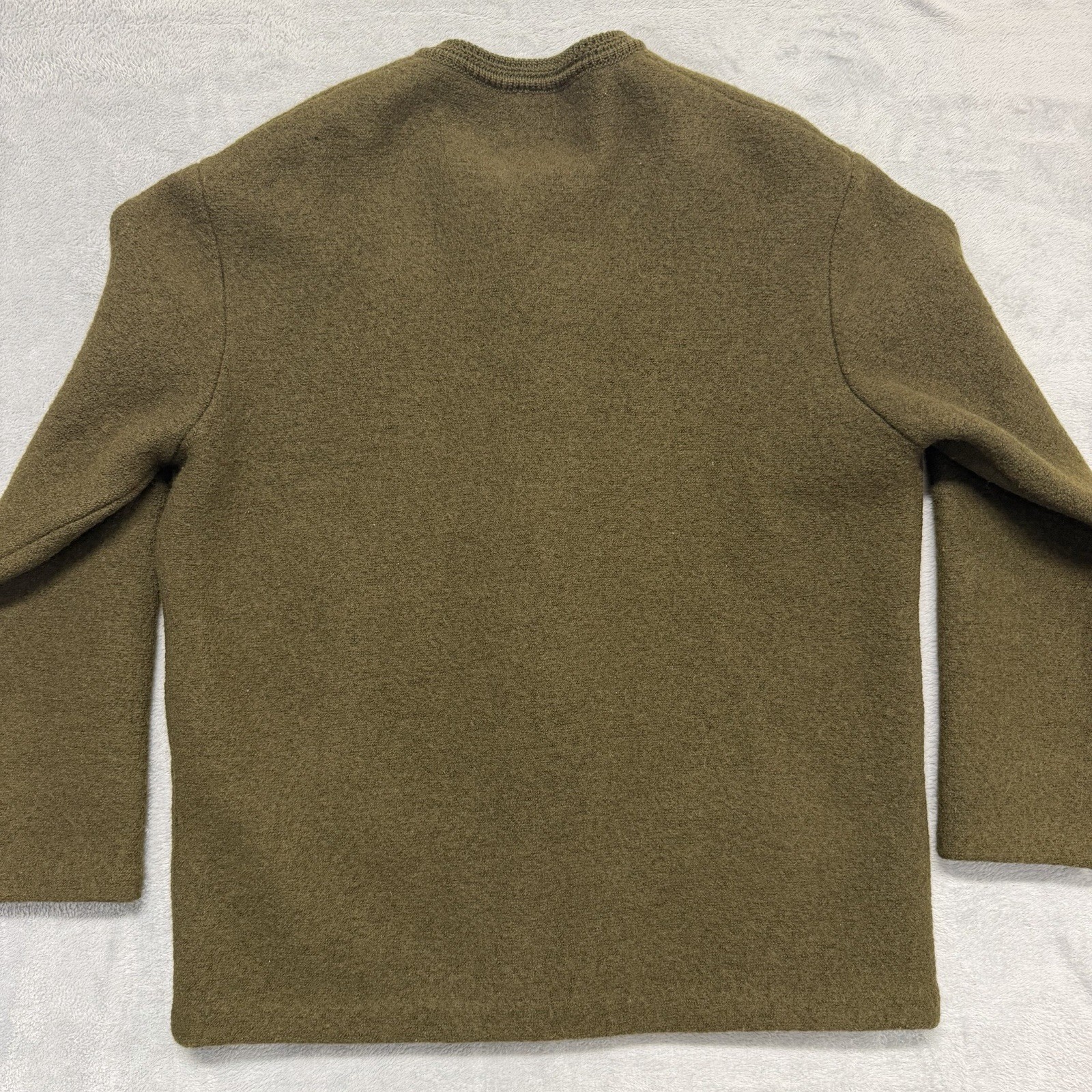 Bergland Sweater Thick 100% Wool Cardigan Sweater Made in Austria Vintage 60s 70