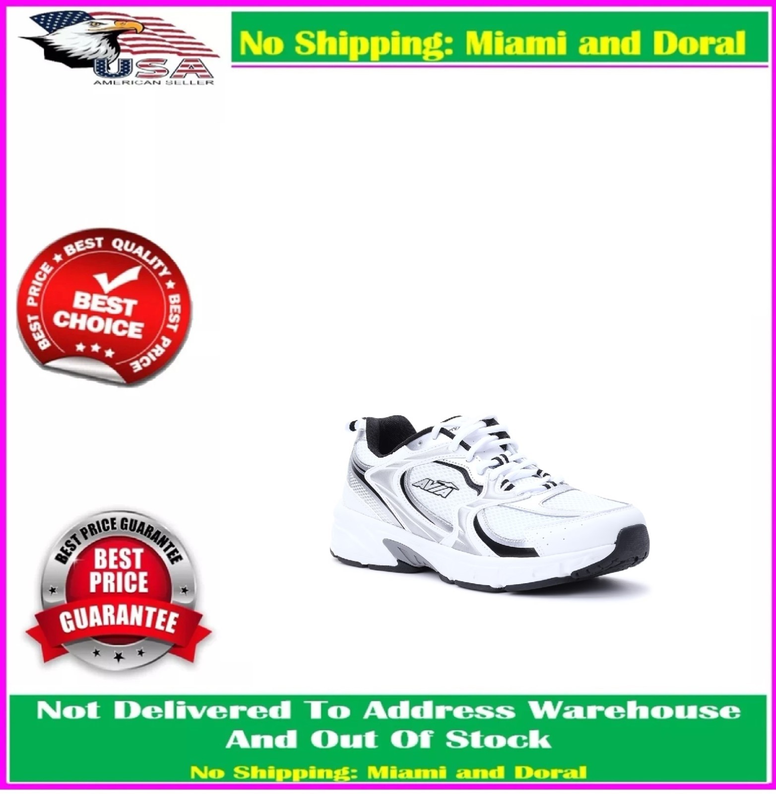 SALE! Avia Men’s 5000 Athletic Performance Lace-up Running Shoes Wide Width
