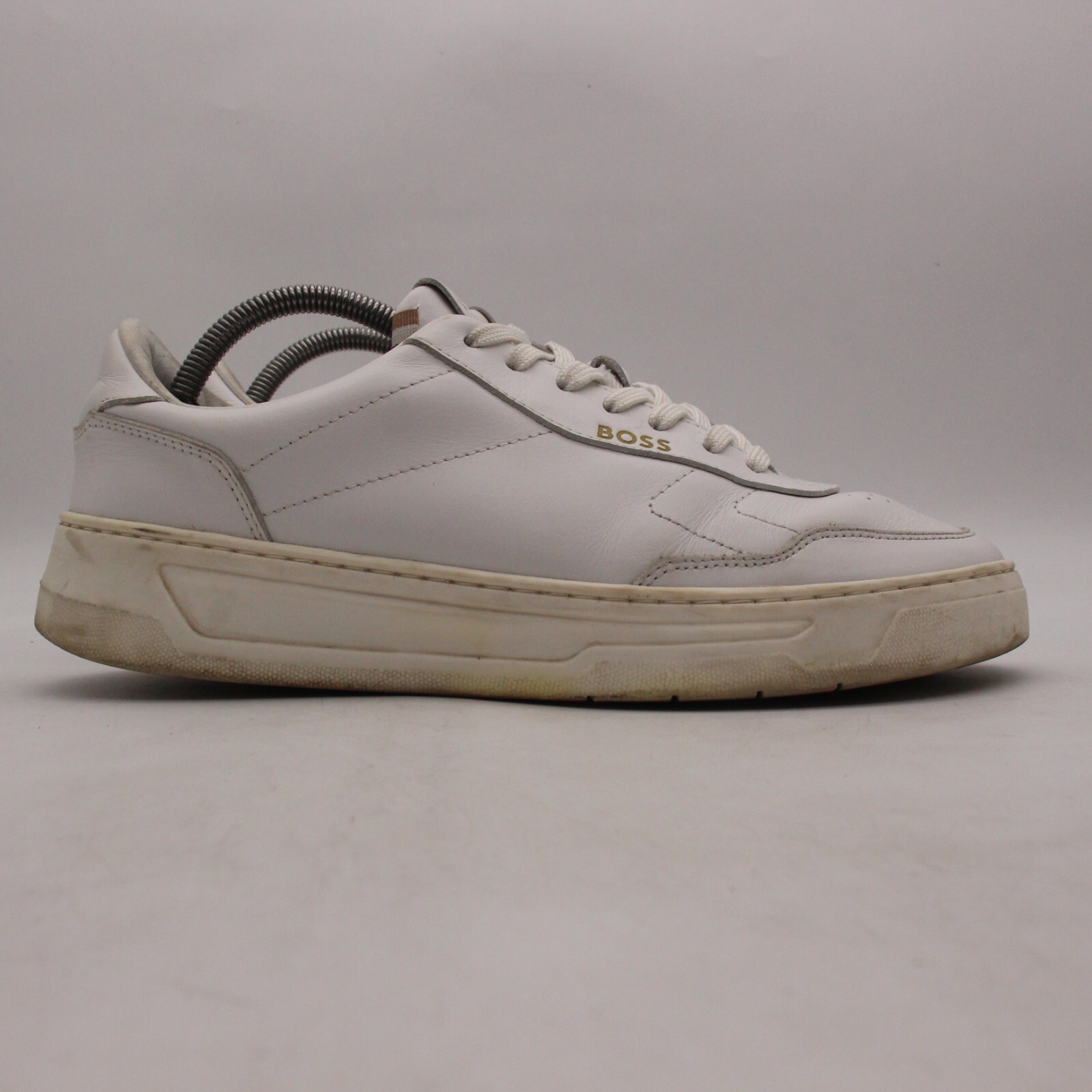 BOSS Baltimore Sneakers Men’s Size EU 42 White Leather Casual Shoes Portugal