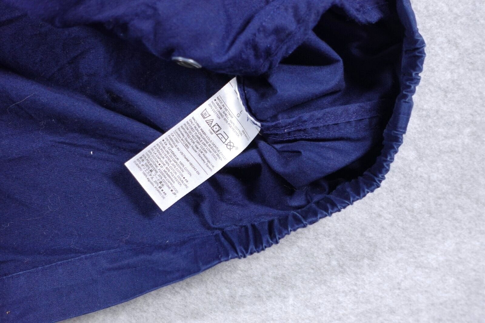 Gap Jacket Windbreaker Mens Large Hooded Casual Golf Outdoor Y2K Nautical Retro