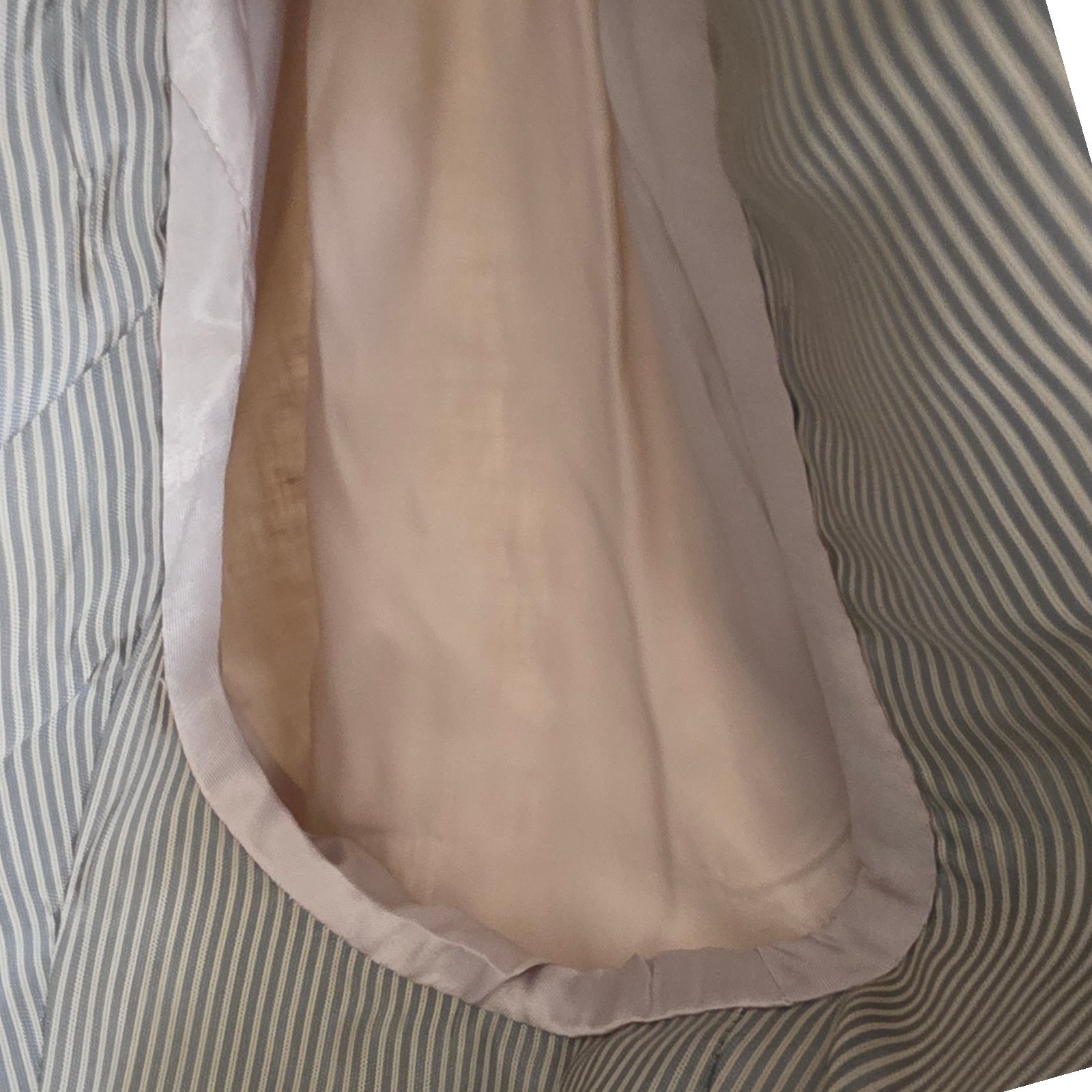 New Calvin Klein Linen Blazer 42r Dual Vent Beige