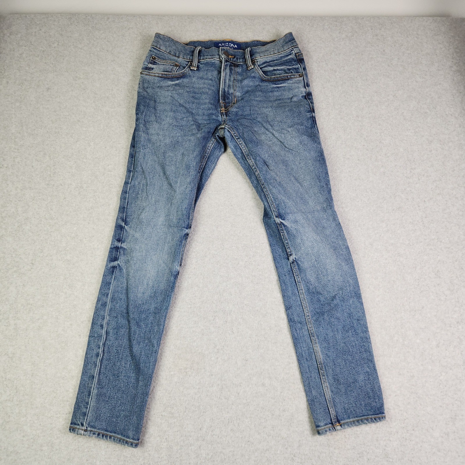 Arizona Jeans Mens 30×29 Blue Denim Medium Wash Stretch Streetwear Flex Skinny