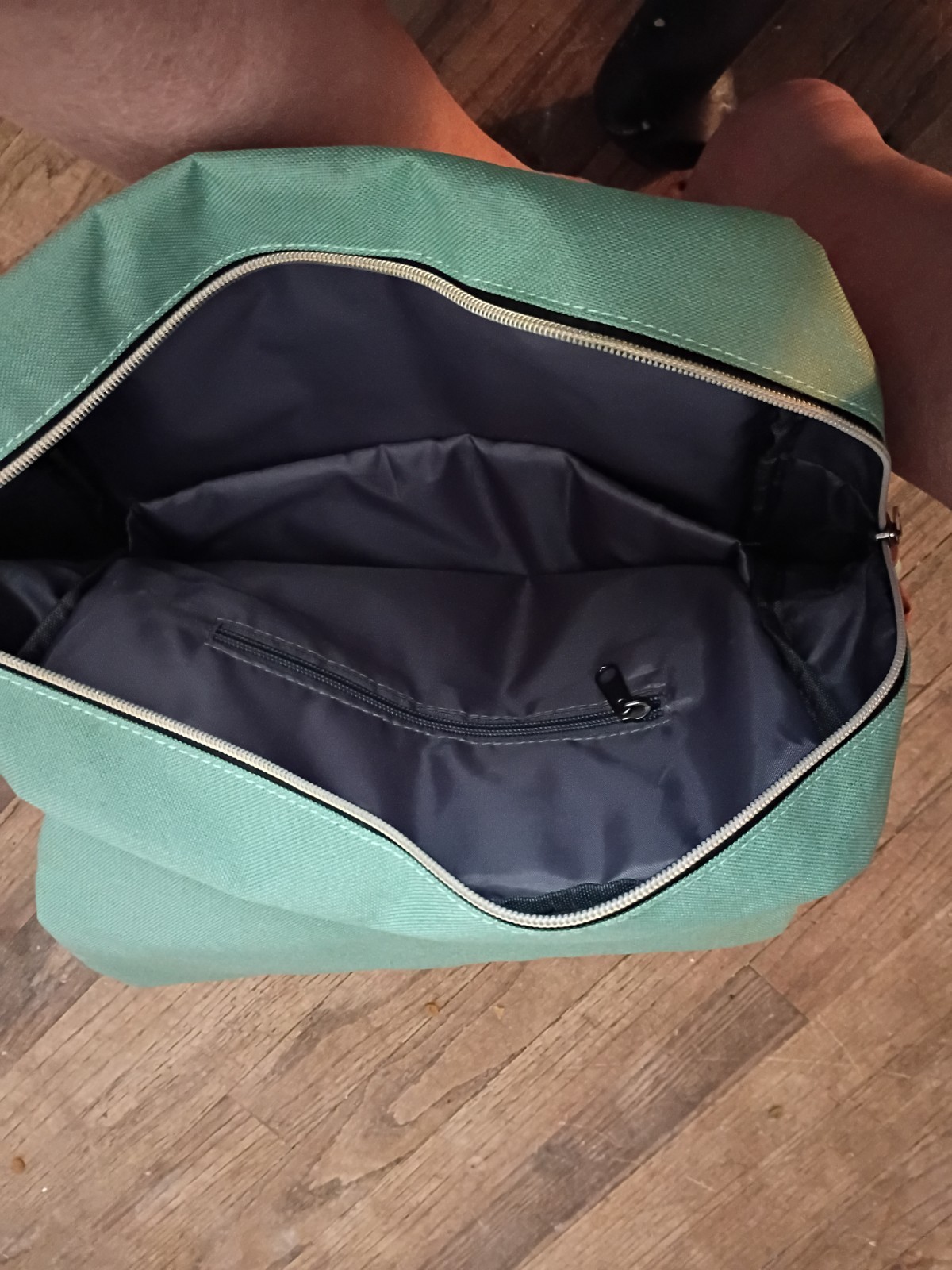 15.6 Inch Green Vintage Backpack Water Resistant Large Capacity For College T…