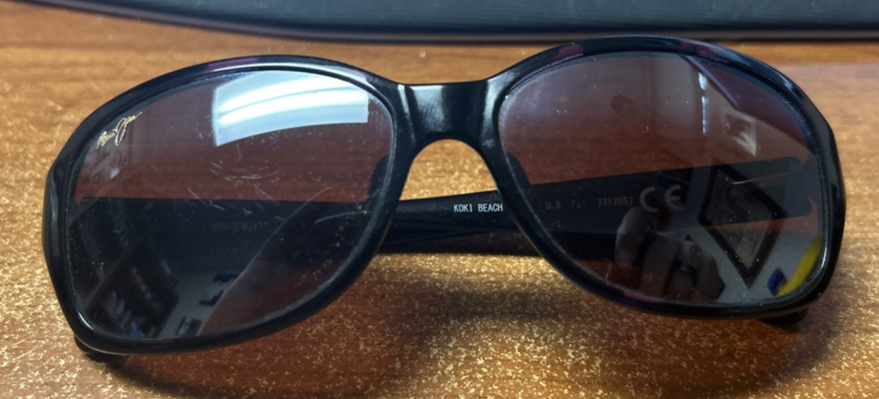 MAUI JIM KOKI BEACH MJ433-28T Purple Tortoise 56-16-130 Sunglass