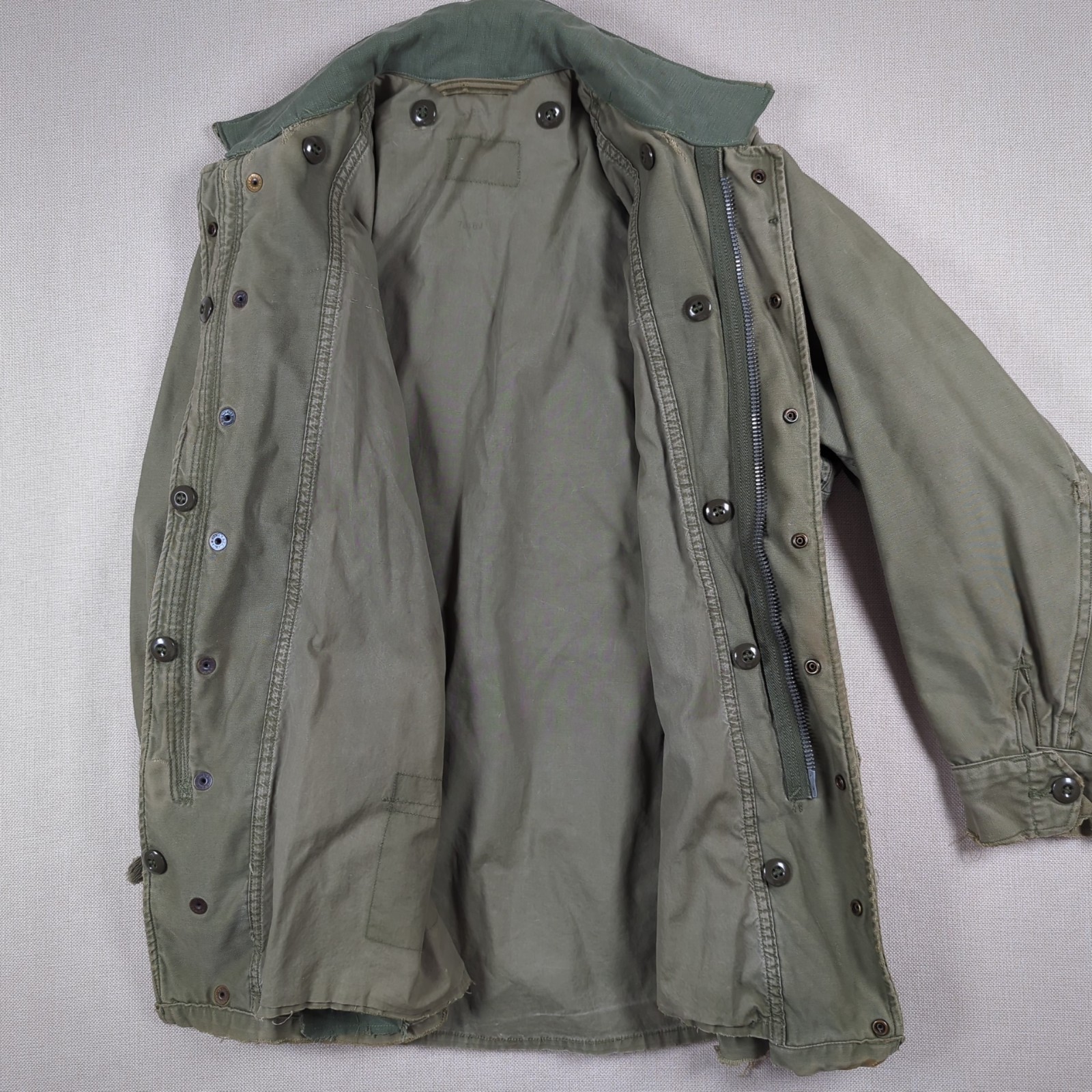 VTG 50s US Army M-51 Field Jacket Small OG-107 Green Distressed Korean War
