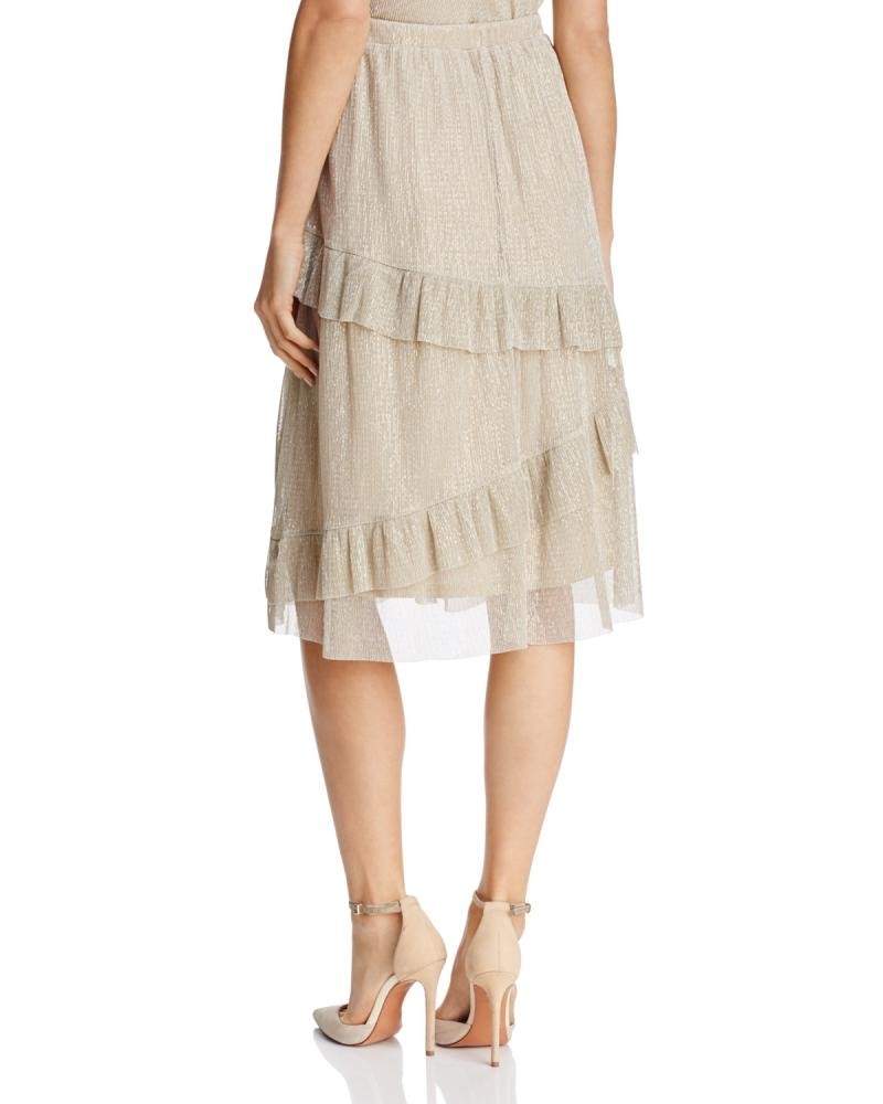 $68 June & Hudson Size S Womens Ruffle Skirt Skirt A1632
