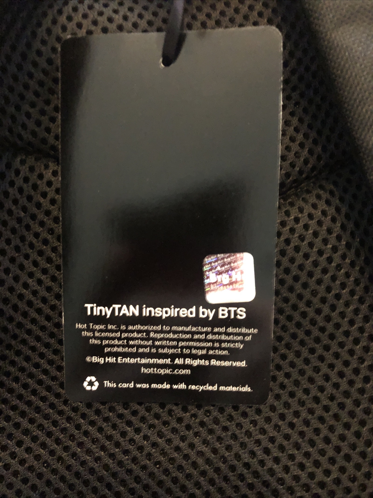 BTS Tinytan Backpack- Brand new