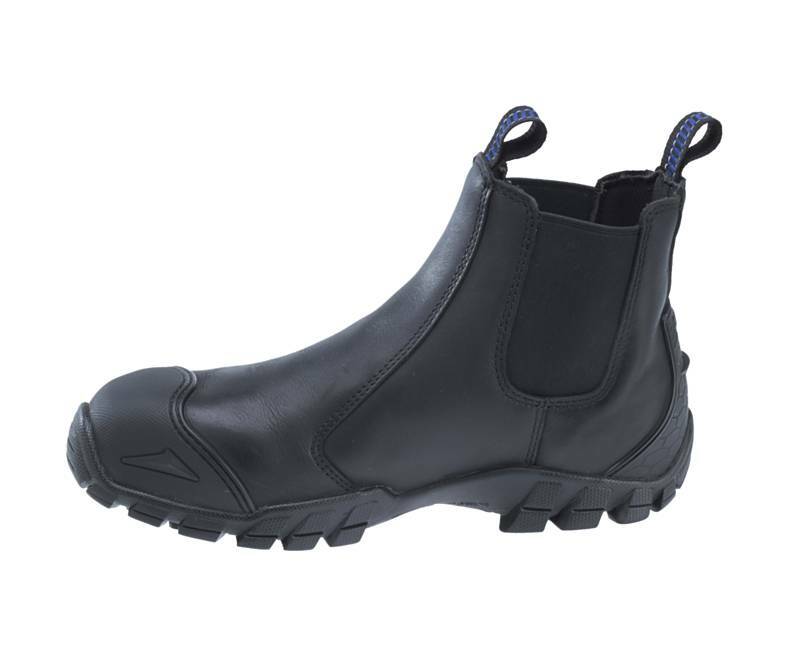 Bates Men’s Strike Chelsea Comp Toe Slip-on Safety Toe Boot Black, Size 7 EW