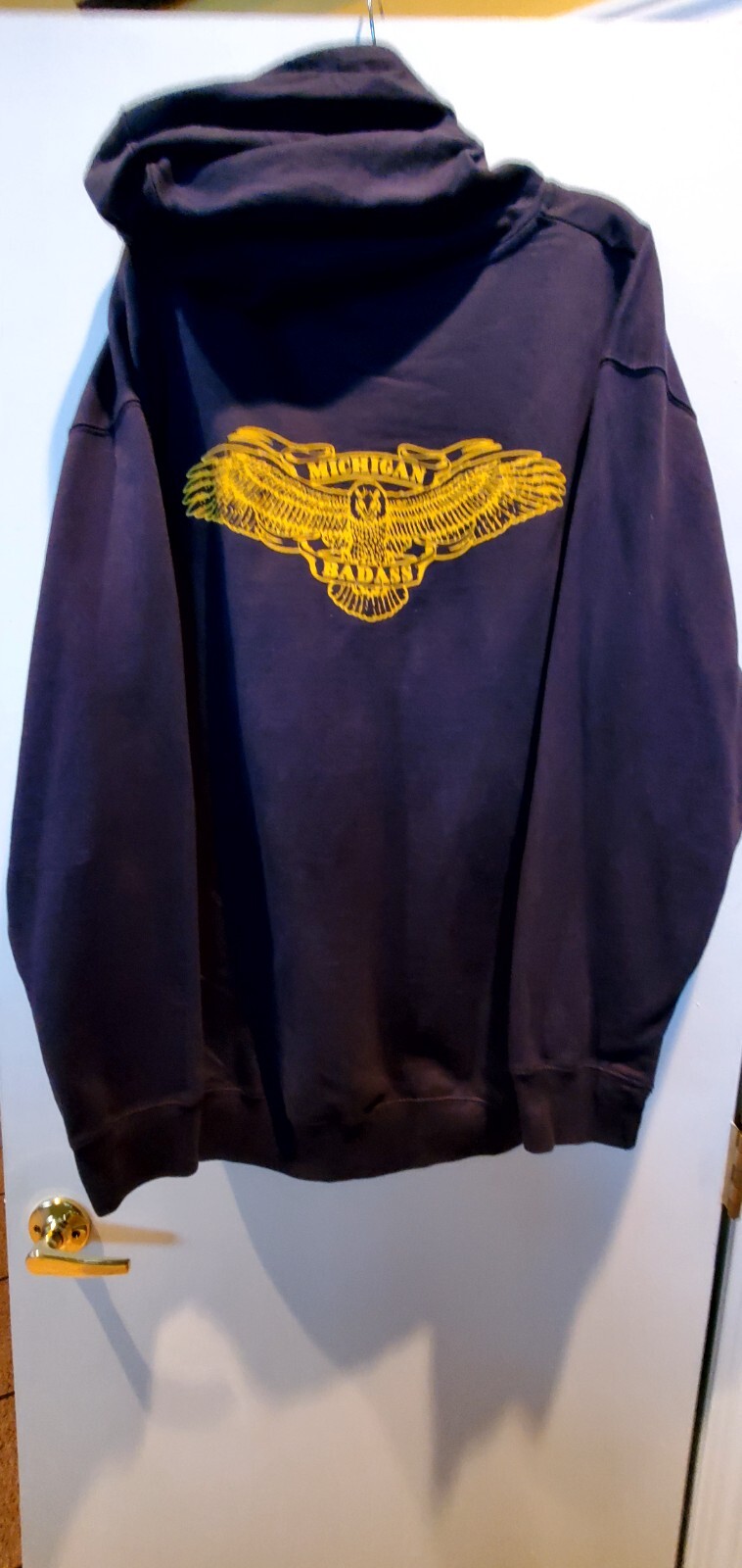 NEW! KID ROCK Hoodie EXTRA LARGE Navy Zip Sweatshirt – Michigan Badass – NWOT