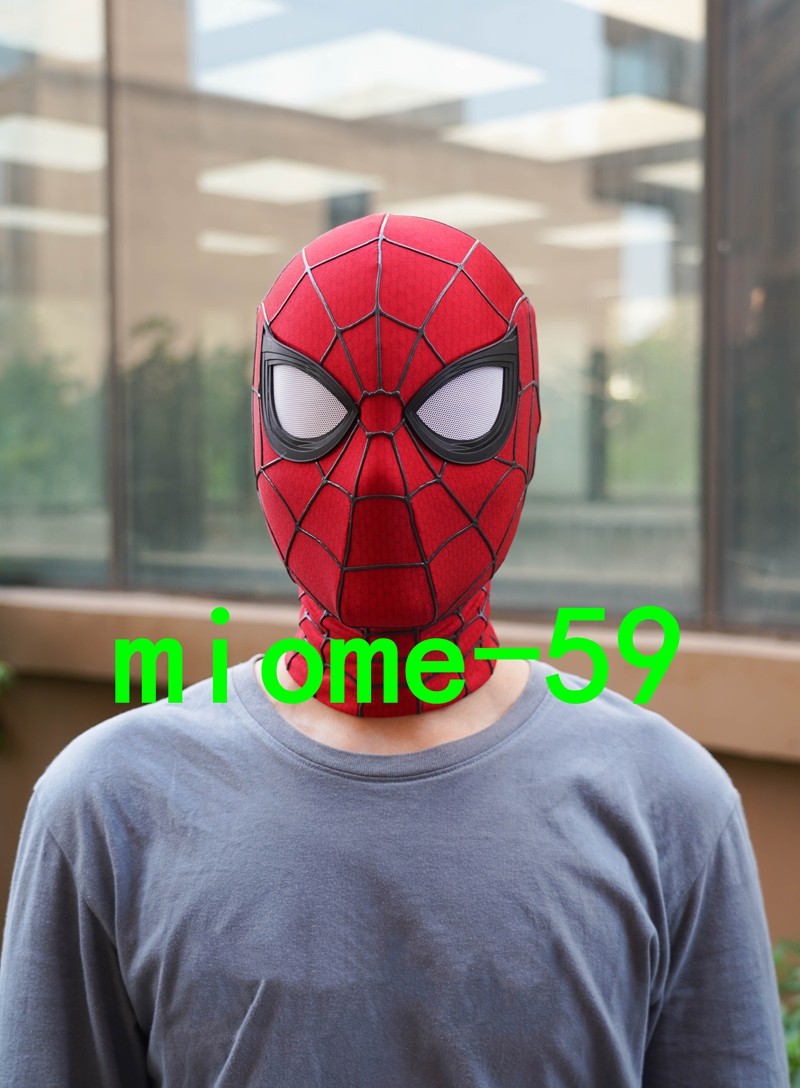 Spider-Man 4 Brand New Day Mask w/ Straps Headgear Faceshell Eyes Cosplay Props