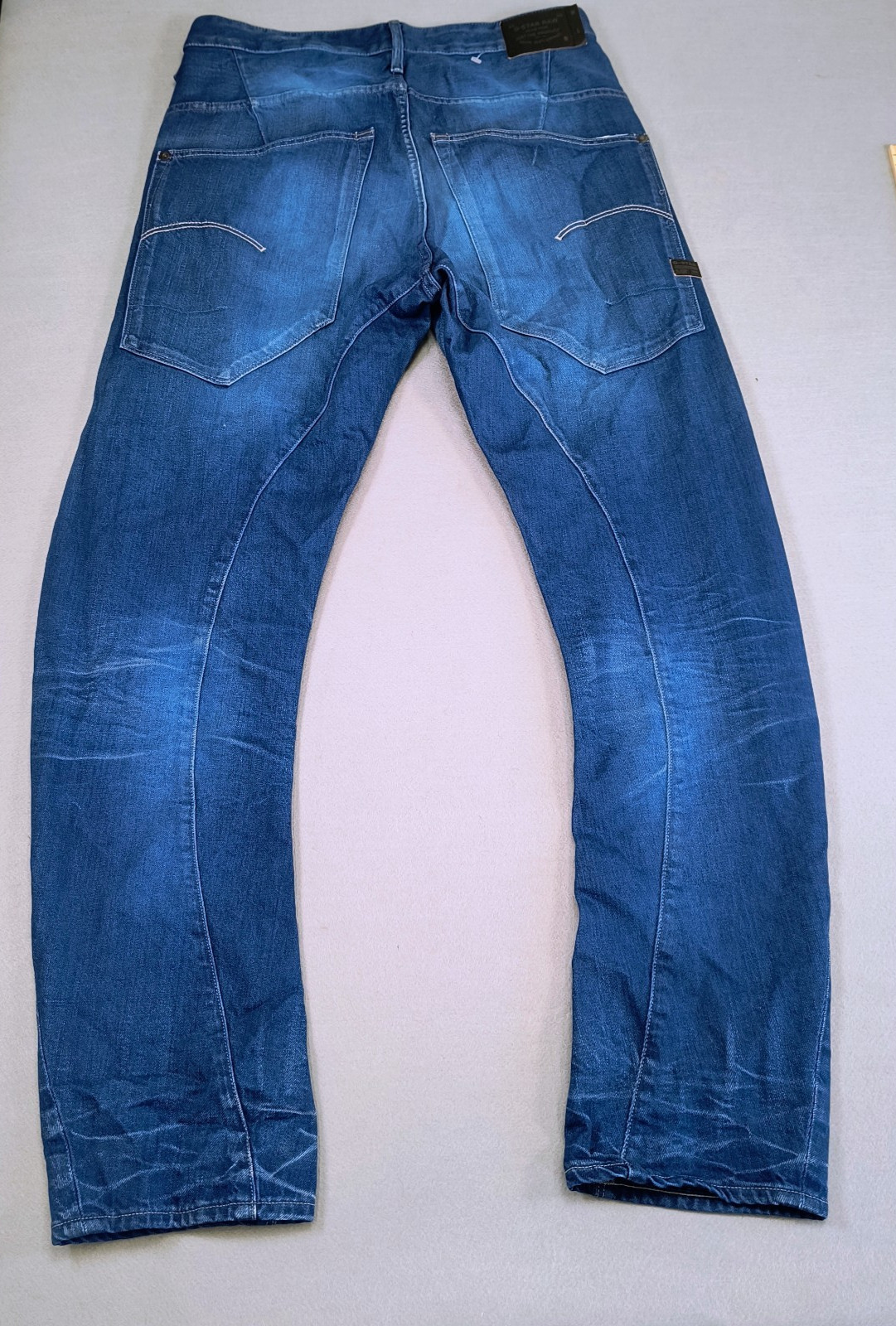 G-Star Type C 3D Loose Tapered Jeans Womens W30 L34 Indigo Blue Denim Italy