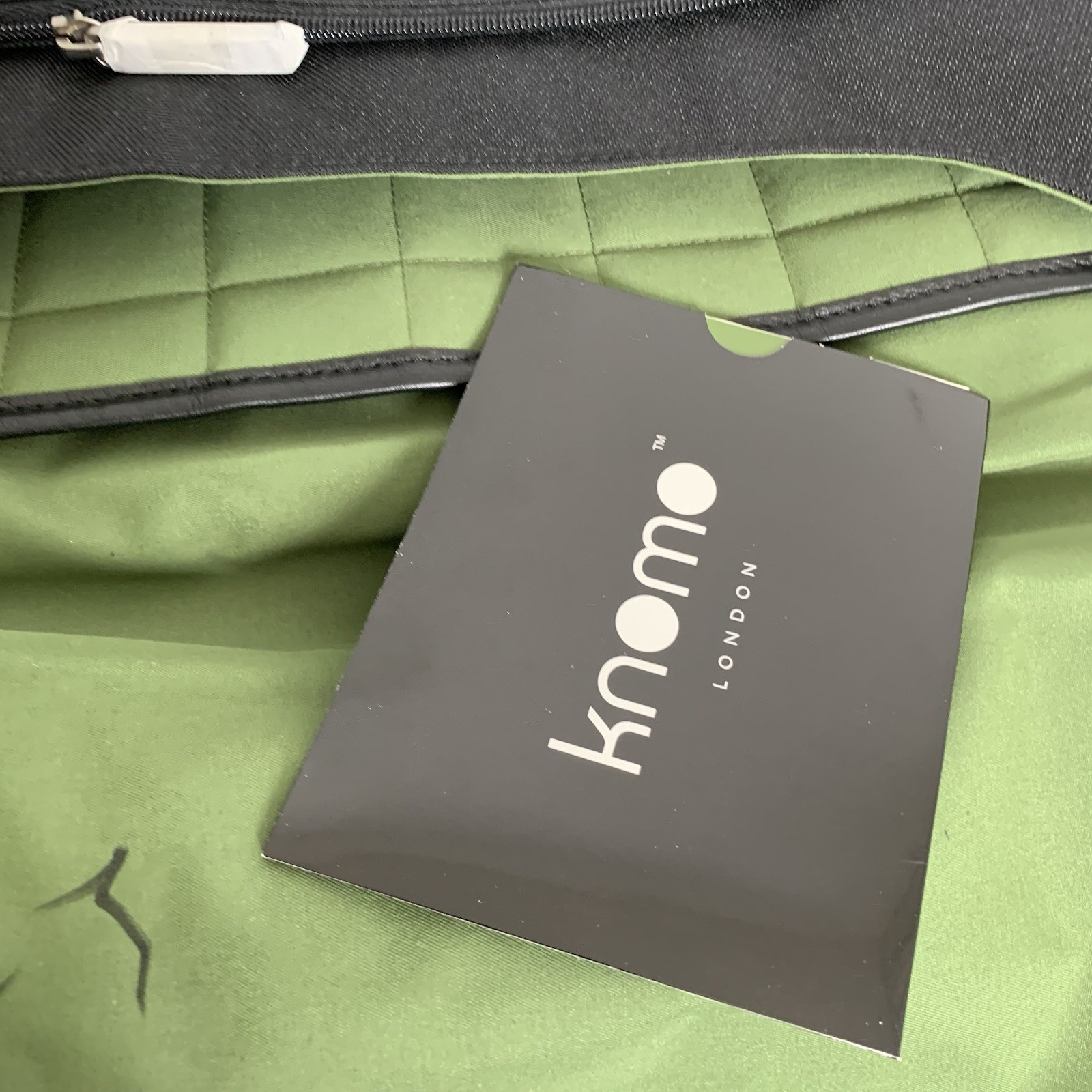 Knomo London – Black Laptop Business Messenger Bag