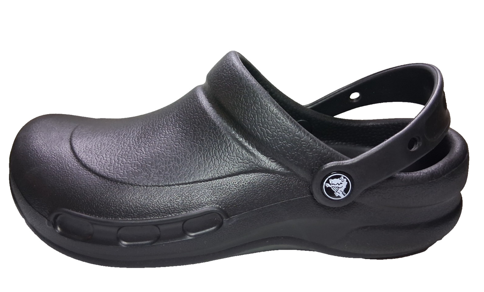Crocs At Work Bistro Clog Black Unisex Size Womens 10/ 8 Mens EXCELLENT
