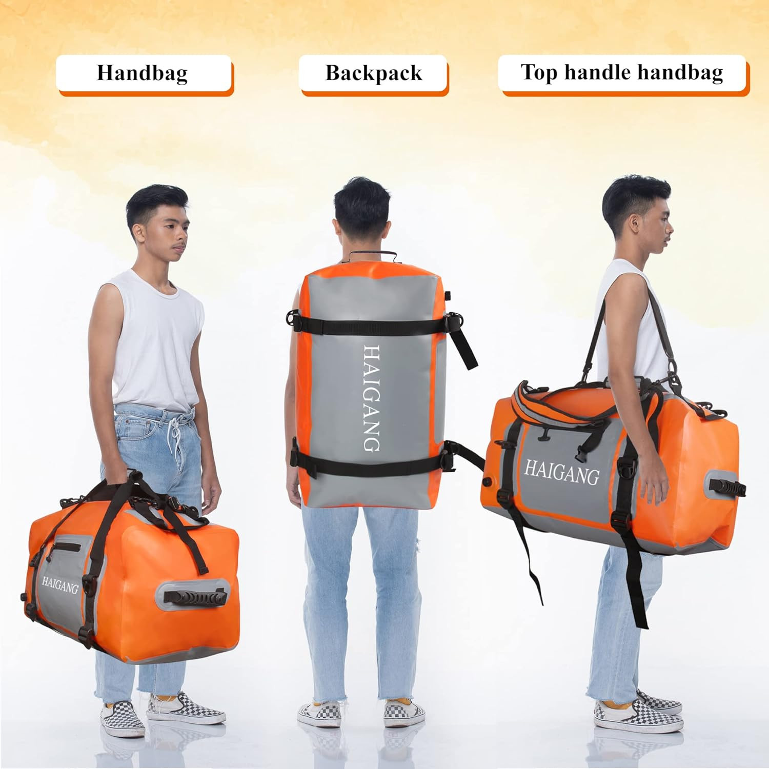 70L Waterproof Duffel Bag – Perfect for Boating, Rafting & Kayaking Adventures