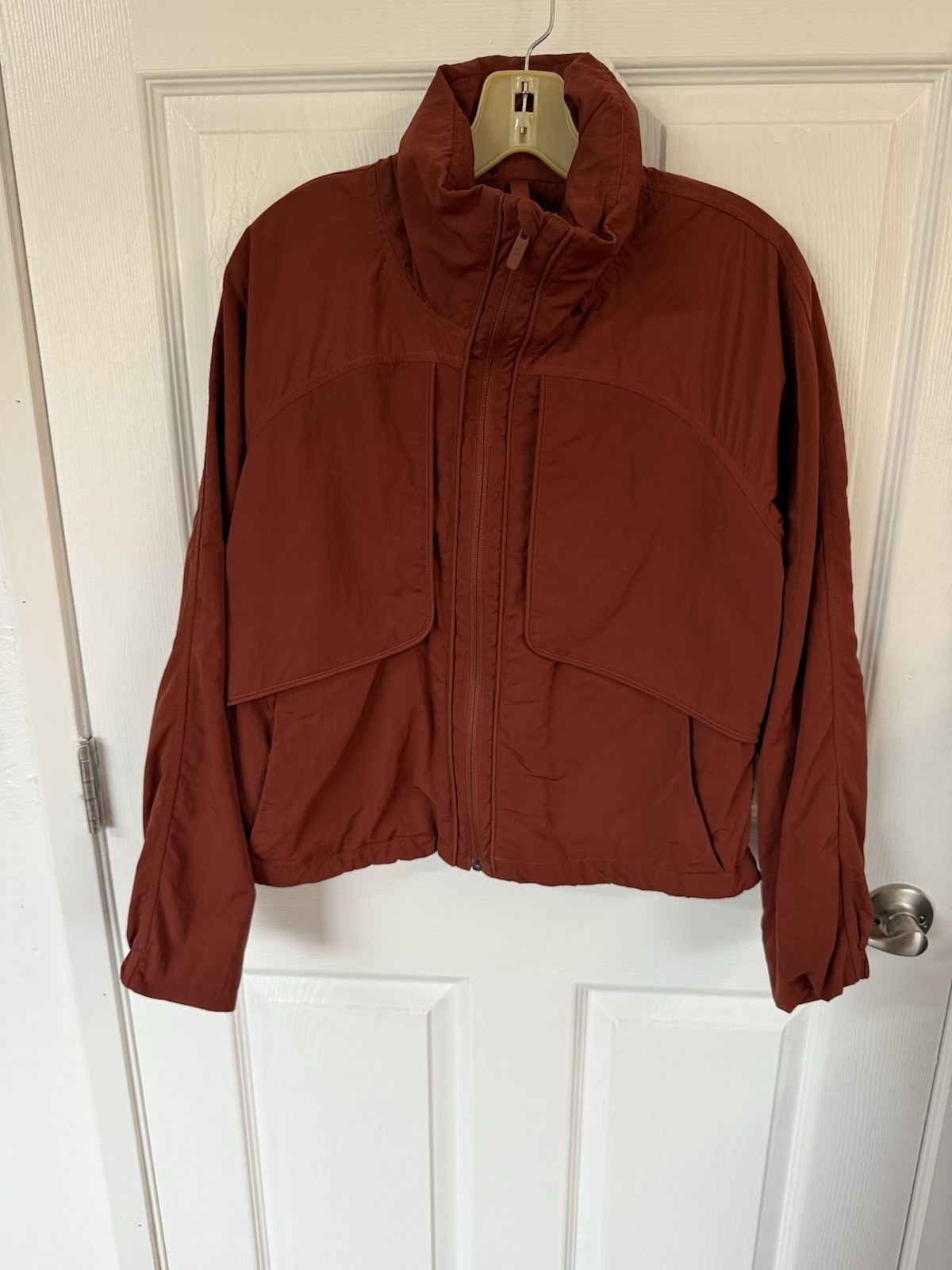 Lululemon Effortless Dark Terracotta Size 6 Jacket Women’s