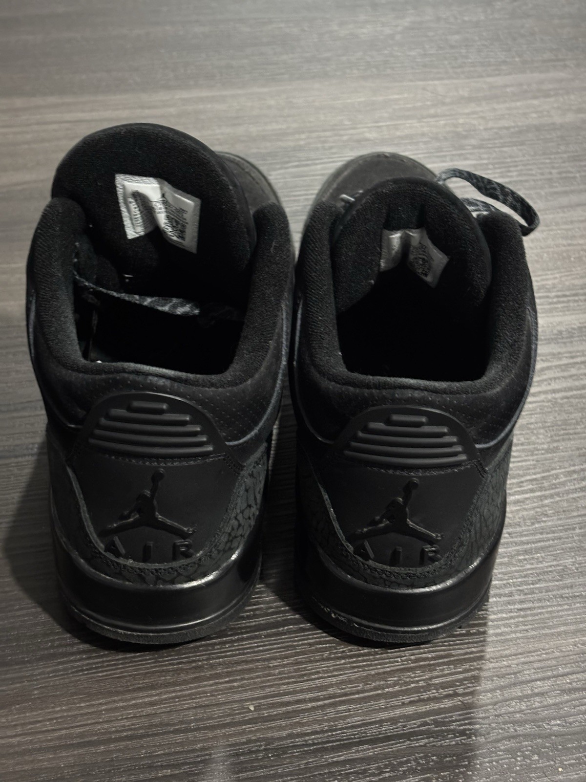 Jordan Air Jordan 3 Retro Black Cats 8.5US