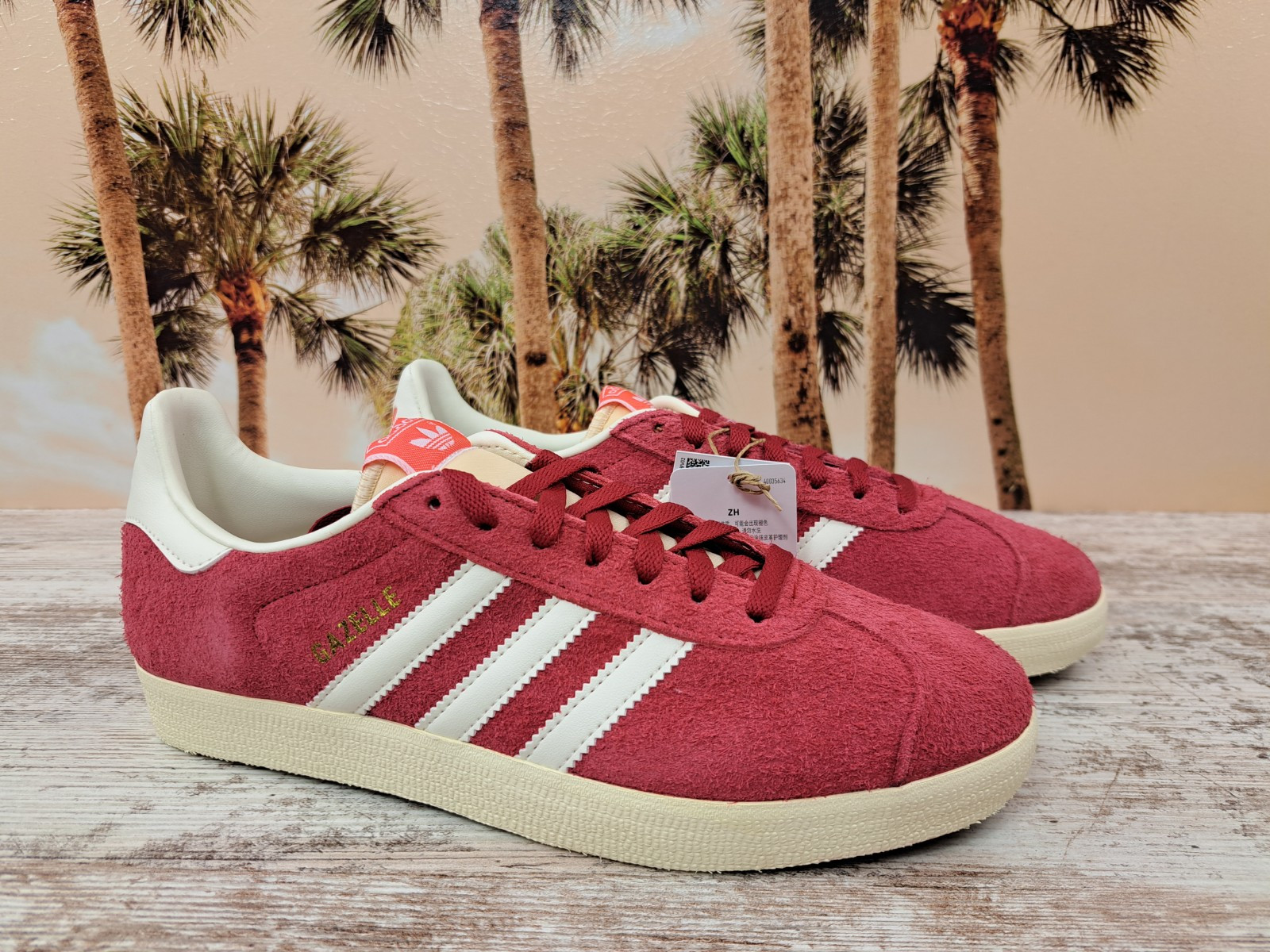 Adidas Originals Gazelle Suede Glory Red White Sneakers IF9652 Men’s Size 9 NEW