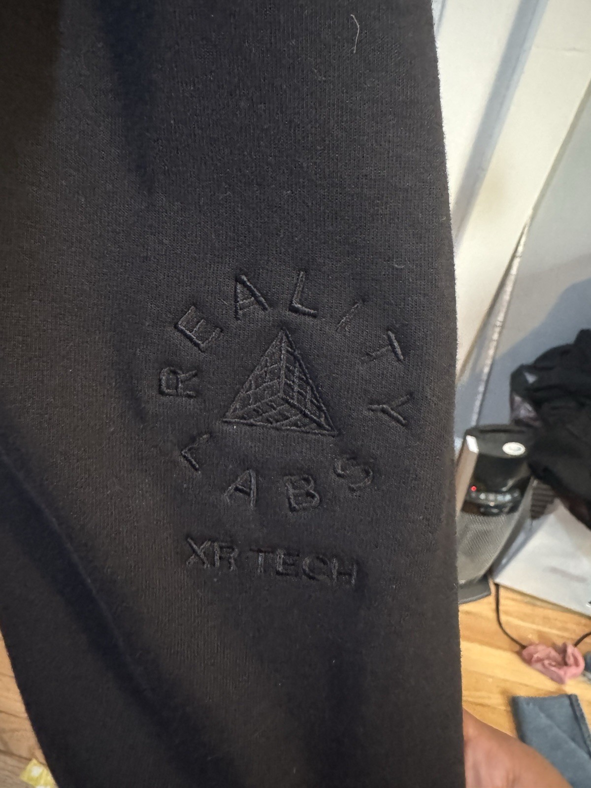 North Face Full Zip Hoodie XL black W/ Tech Logo