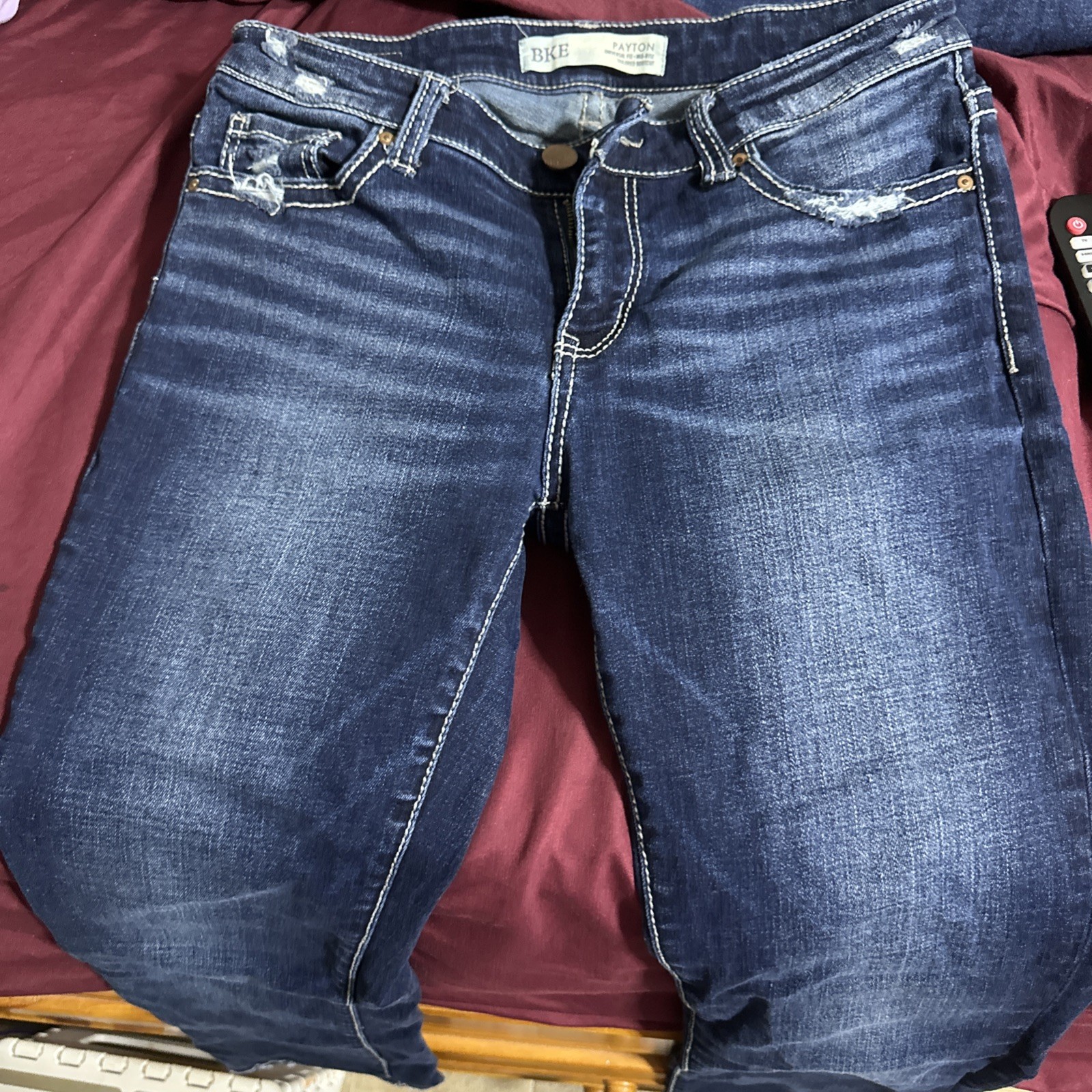 BKE Jeans 27L Low Rise Light Wash 31”Inseam