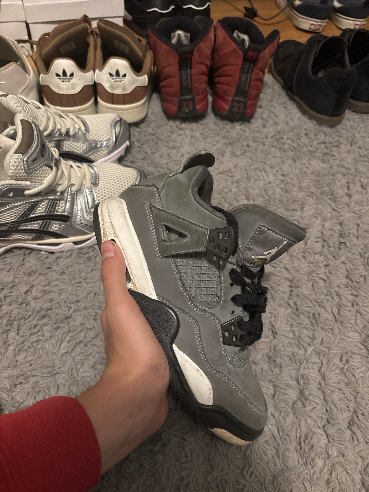 Size 5 – Jordan 4 Retro Low Cool Grey