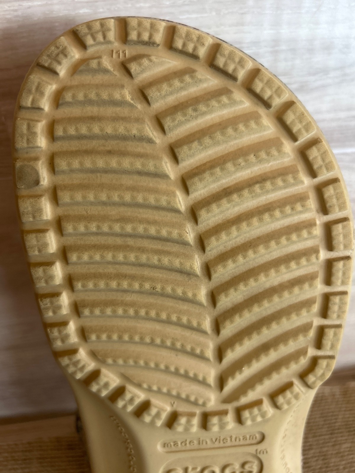 Crocs Classic Wheat Tweed Clog Slip -on Sandals Shoes US Size M6/W8
