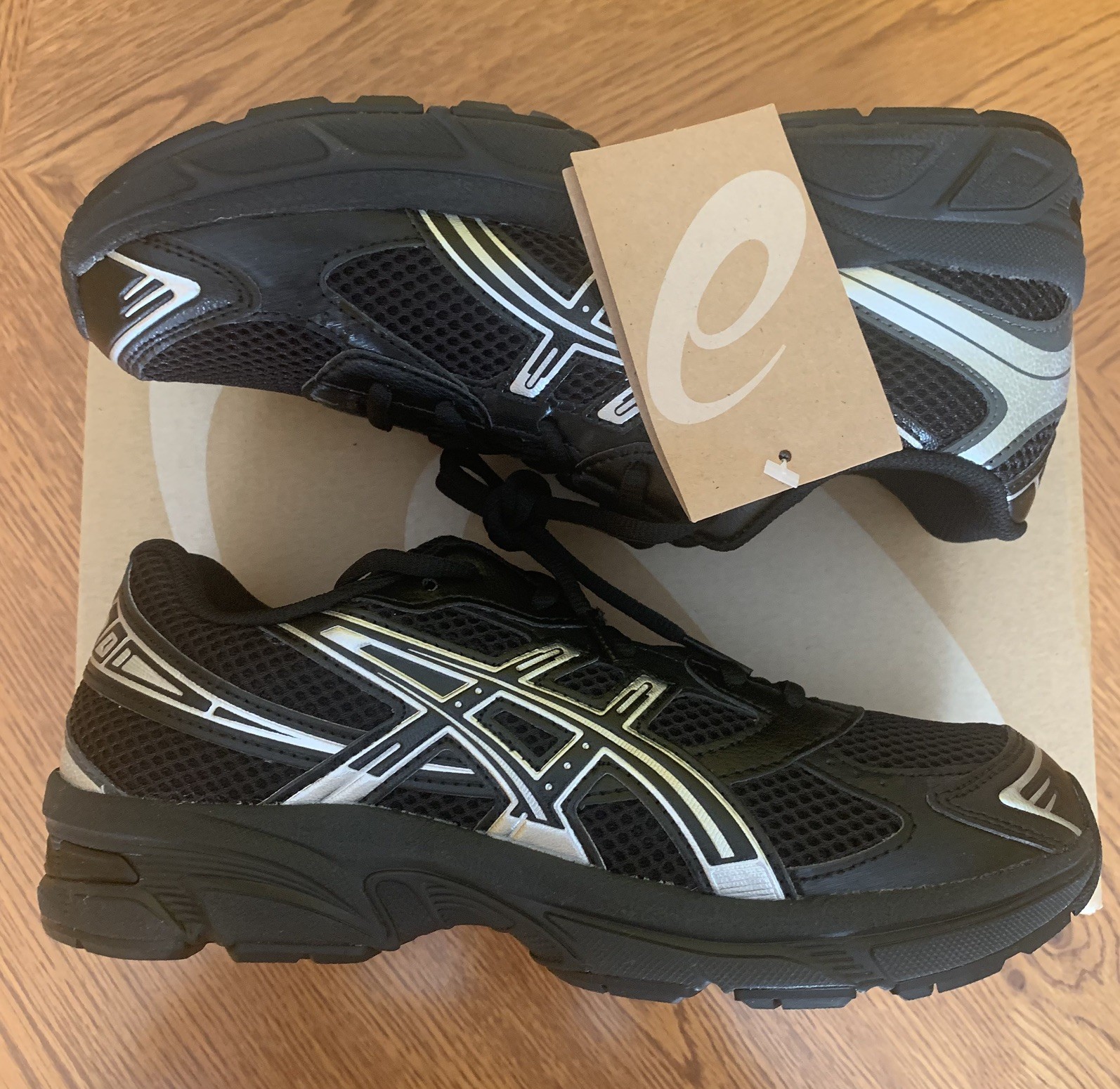 ASICS Gel 1130 Black Pure Silver 1201A906-001 Men Size 7