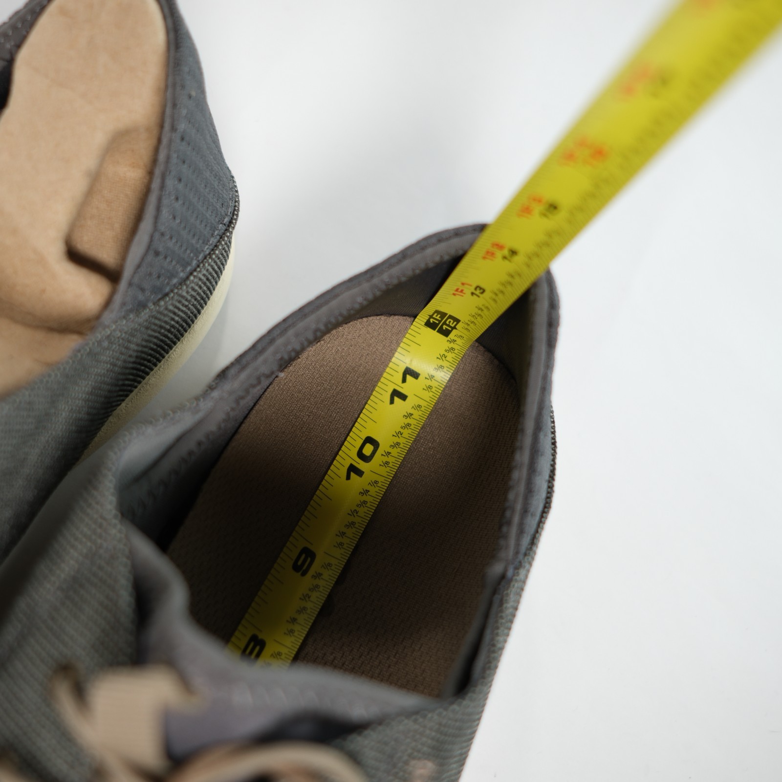 NWT OluKai Men’s Nohea Moku Charcoal Clay Mesh Lace-Up Shoes Size 12 NWOB