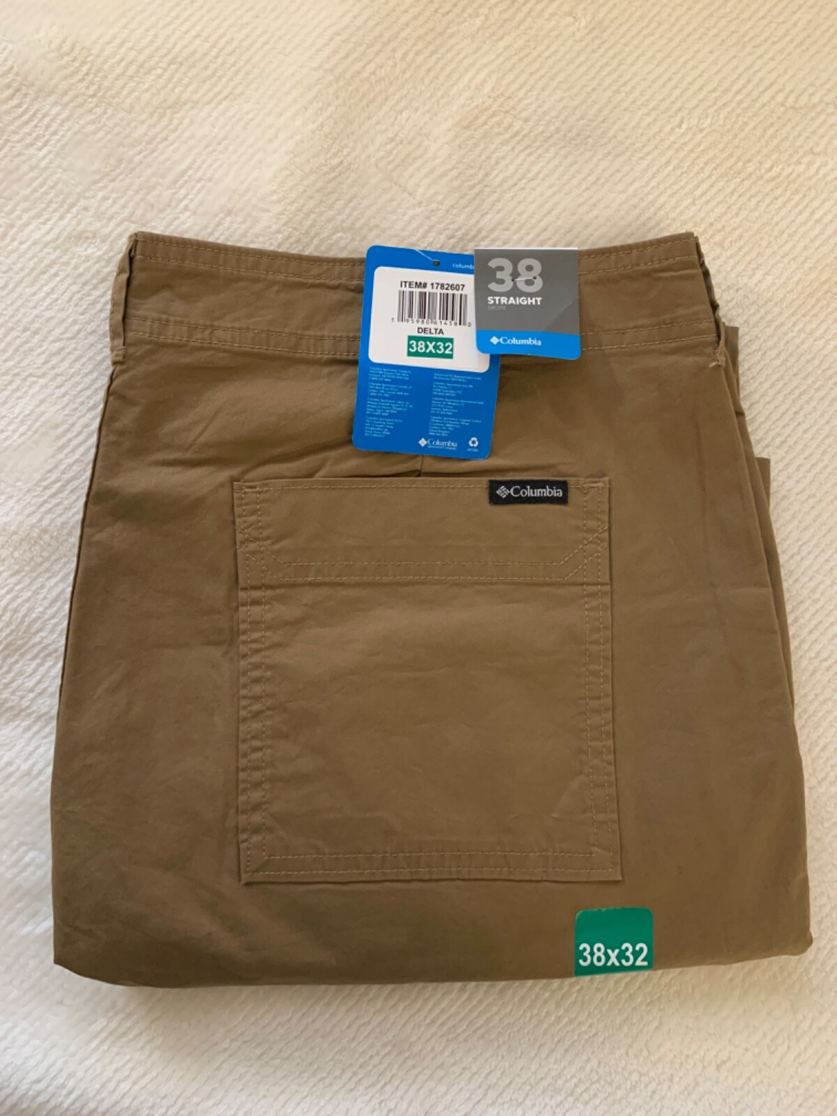 Columbia Men’s Straight Droite Pant Utility Side Pocket Choose Size & Color