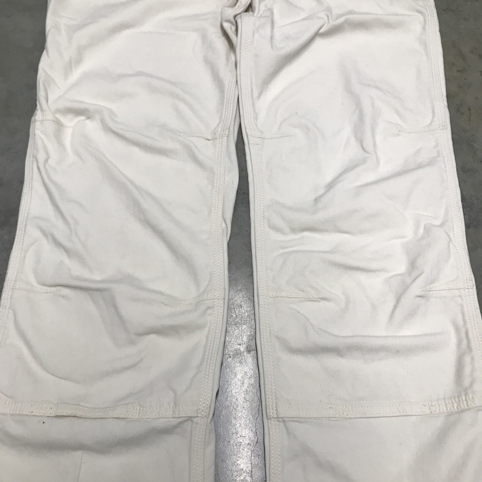 Carhartt Pants Mens 30×33 White Rugged Flex Rigby Double Knee 102802 NAT