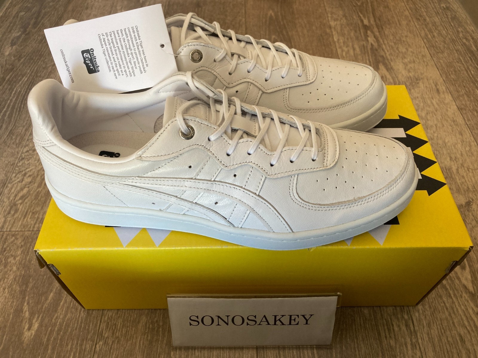Onitsuka Tiger GSM SD 1183A803 107 WHITE/WHITE New in Box from Japan