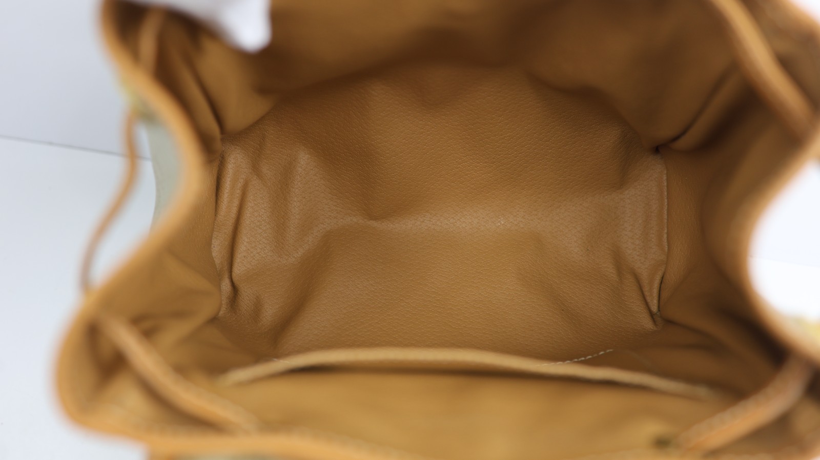 Rare Auth CELINE Vintage Beige Macadam Canvas Backpack – Monogram Rucksack Purse