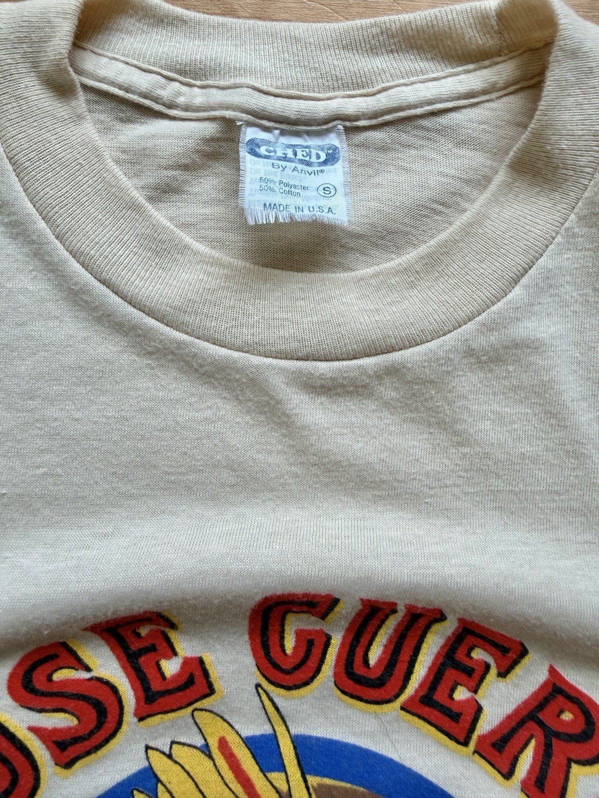 Vintage JOSE CUERVO Tequila Single Stitch T-Shirt 1985 XS/S 1980s CHED by Anvil